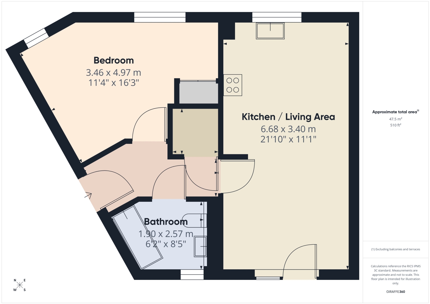 Flat 4, Western Gate, Swindon floorplan