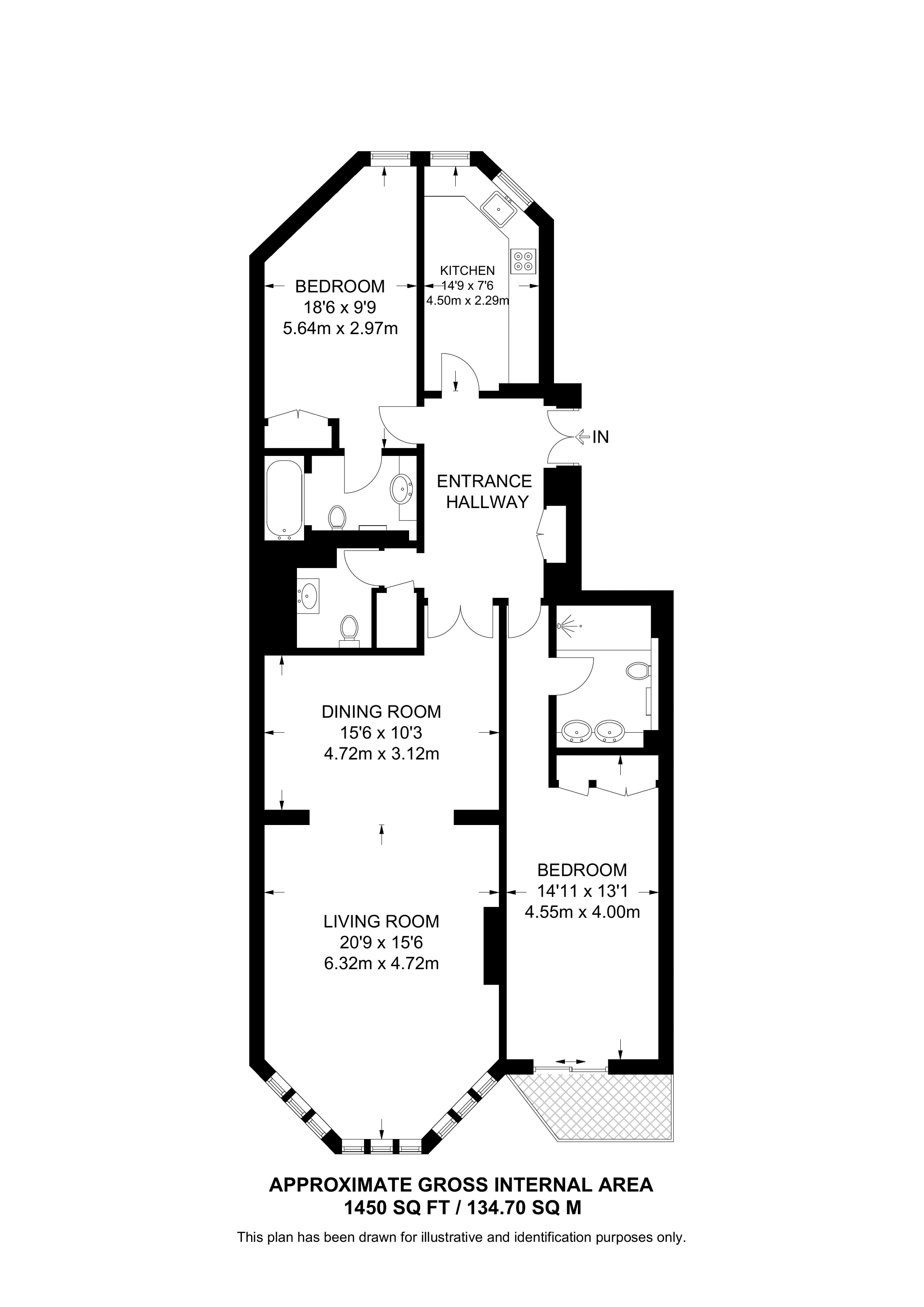 Cheval Thorney Court, Kensington floorplan