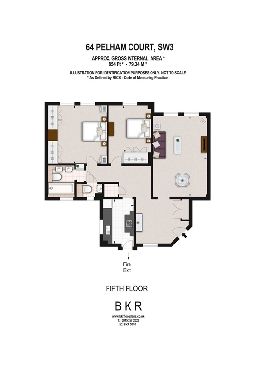 2 Bedrooms Flat to rent in Pelham Court, 145 Fulham Road, London SW3