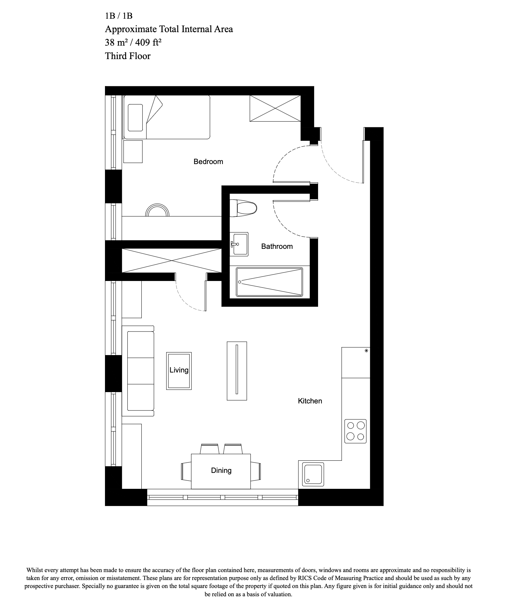 DUPE | Flat 22, Roxby House, Station Road, Sidcup, DA15 7EJ, Sidcup floorplan