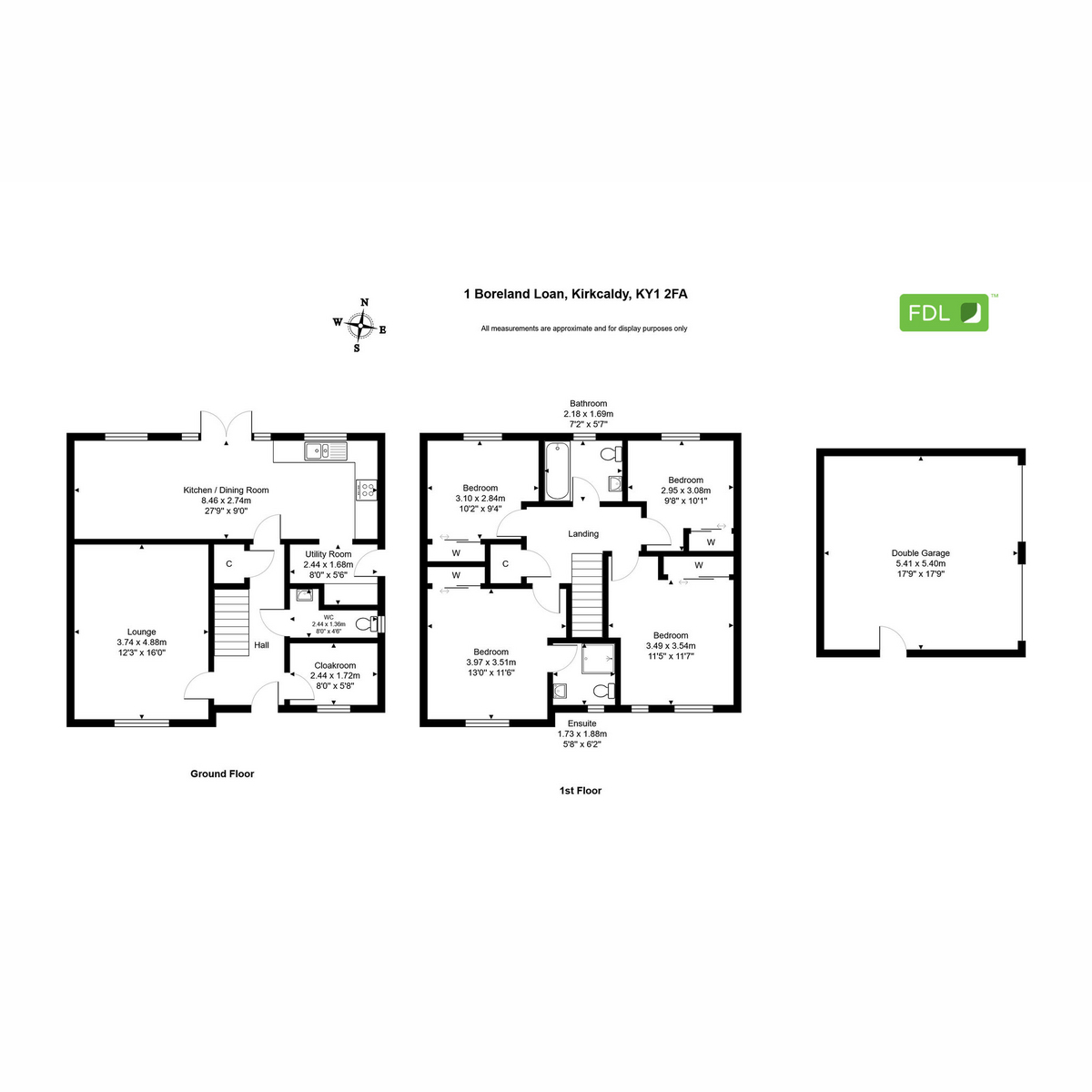 1, Boreland Loan, Kirkcaldy floorplan