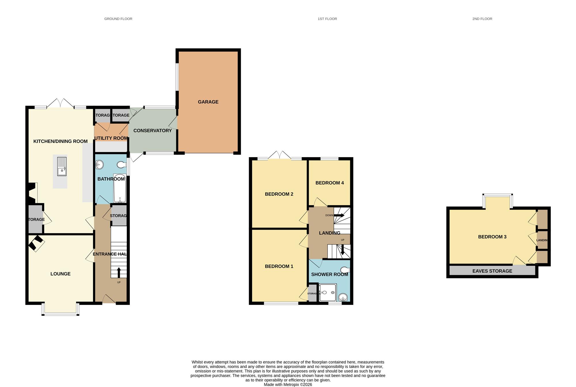 3, Southview Drive, Walton on the naze floorplan