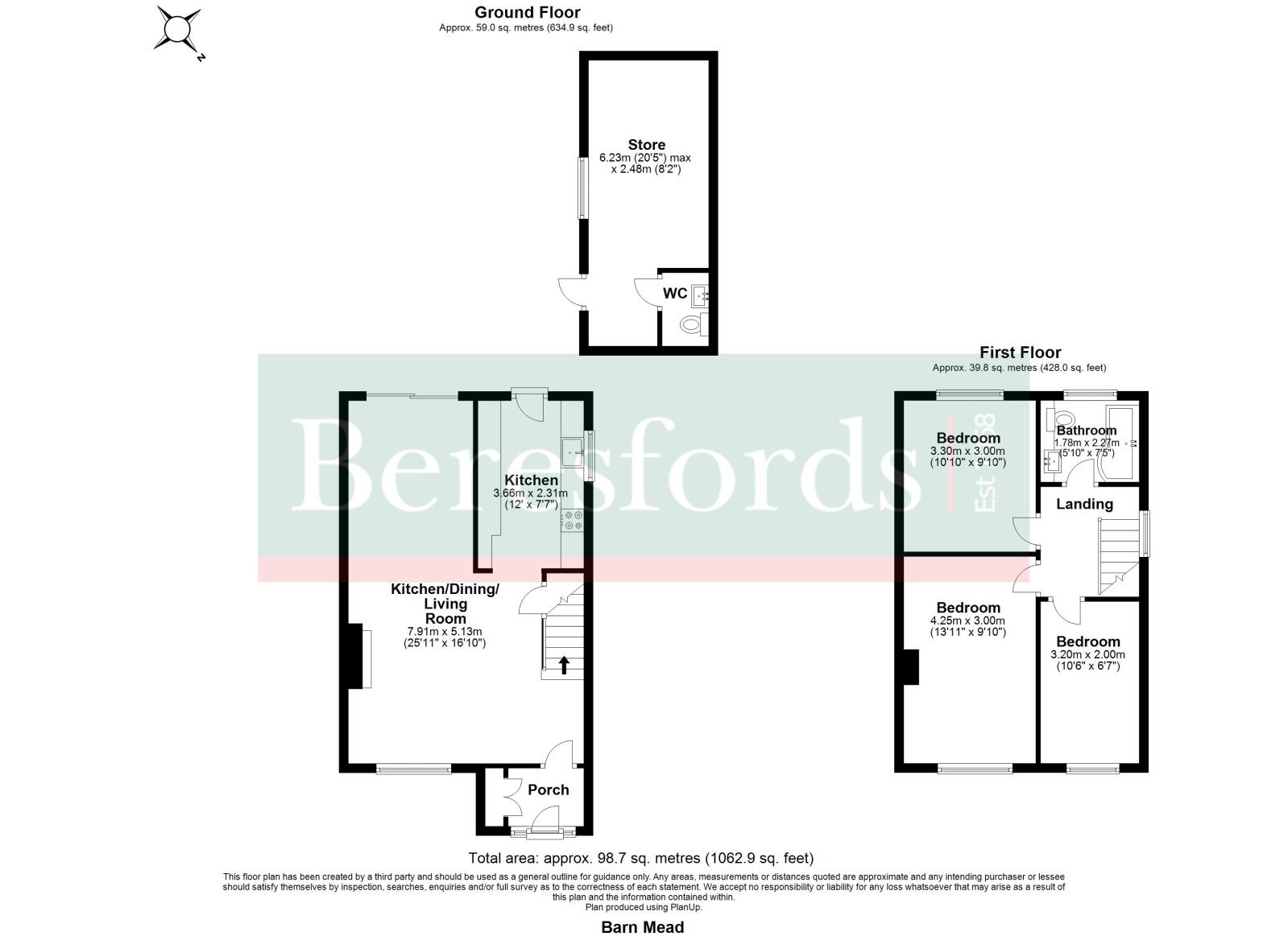 23, Barn Mead, Doddinghurst floorplan