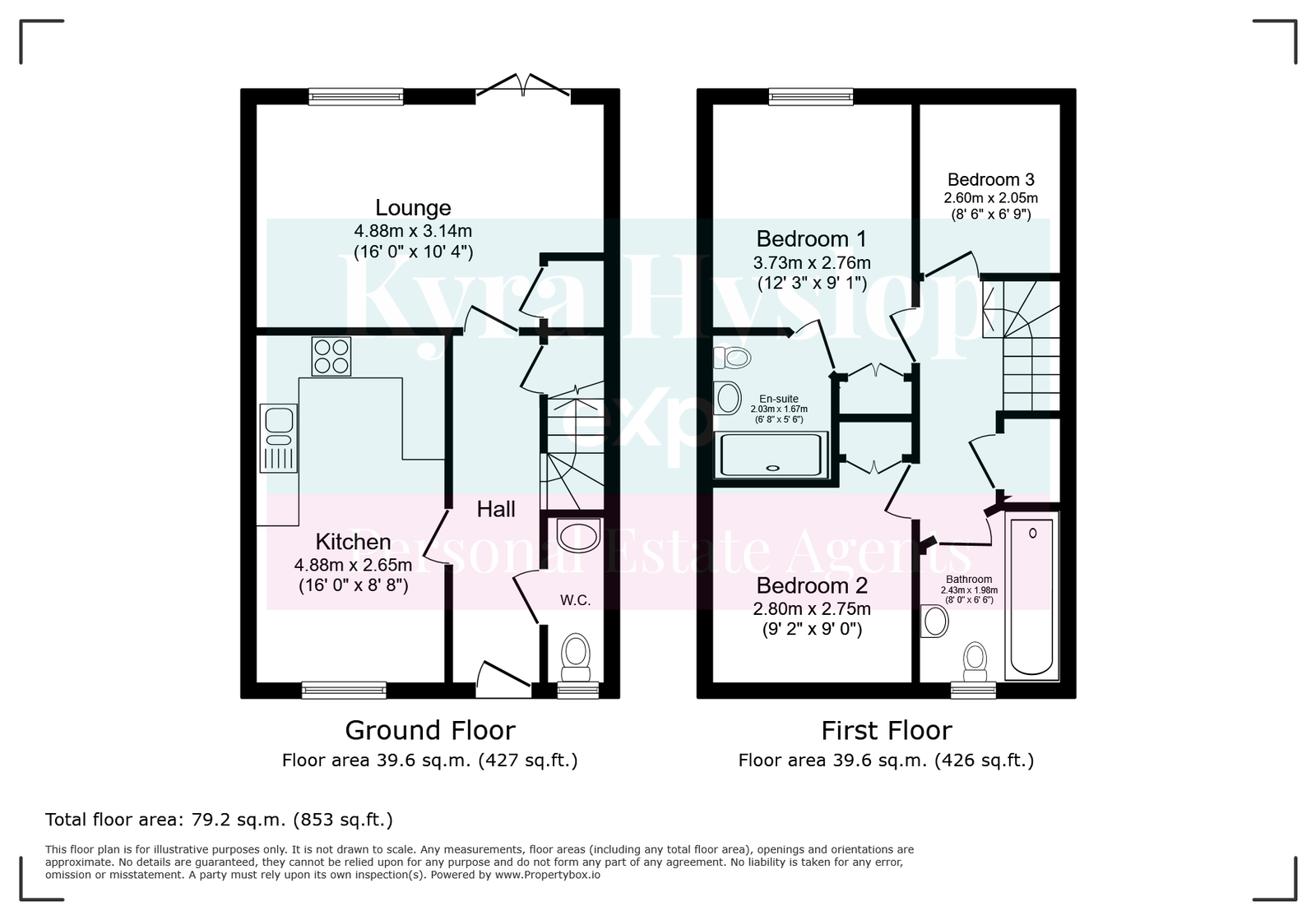 9, Cartland Rise, Exeter floorplan
