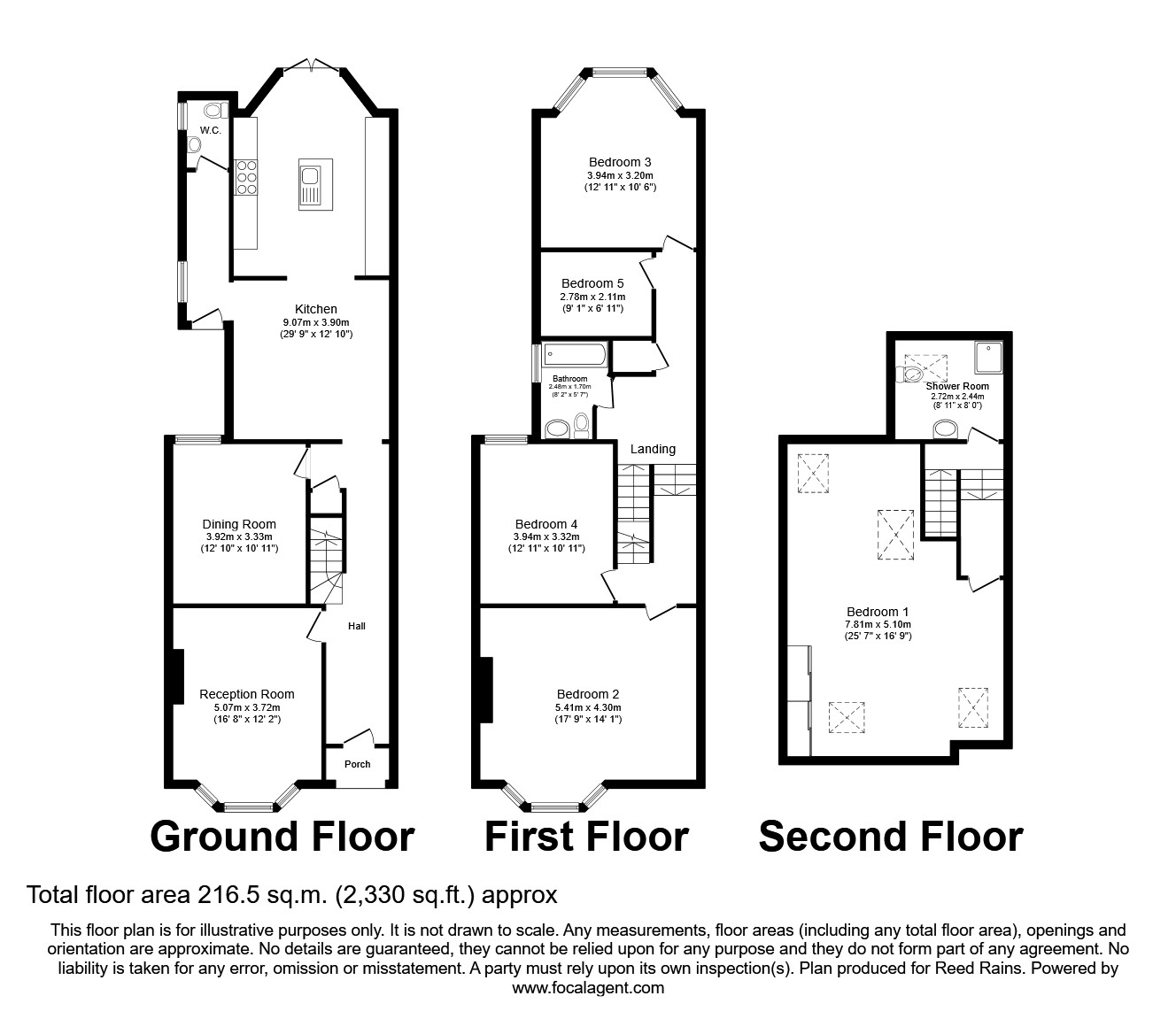 Culverley Road, London SE6, 5 bedroom semidetached house for sale