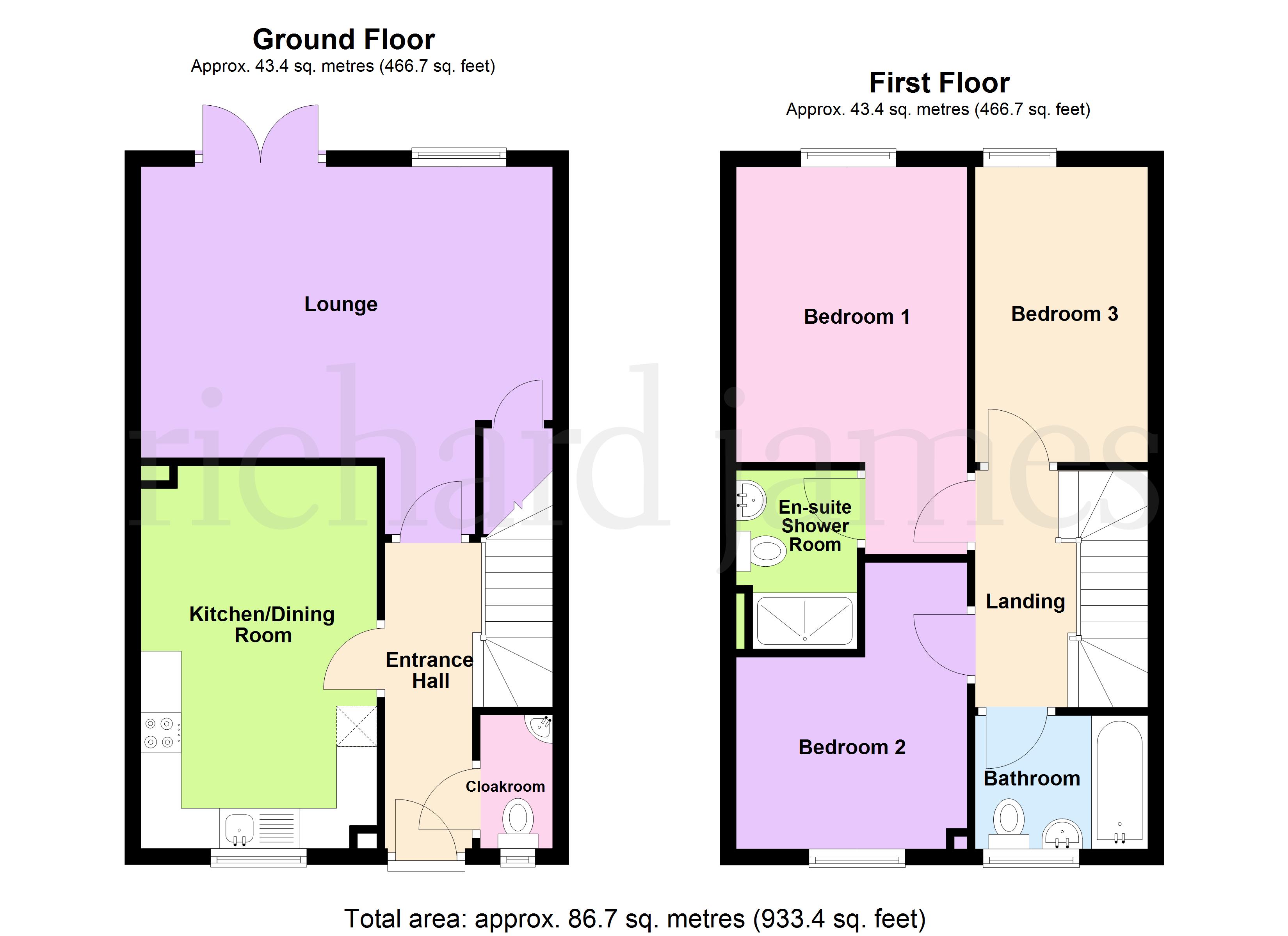 7, Collar Close, Wellingborough floorplan