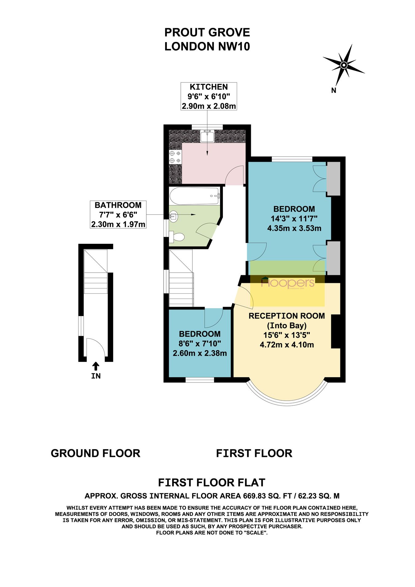 52a, Prout Grove, London floorplan