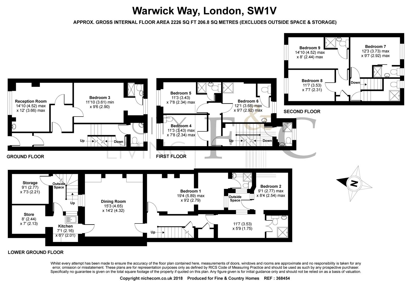 10 Bedrooms Terraced house for sale in Warwick Way, Westminster, London SW1V
