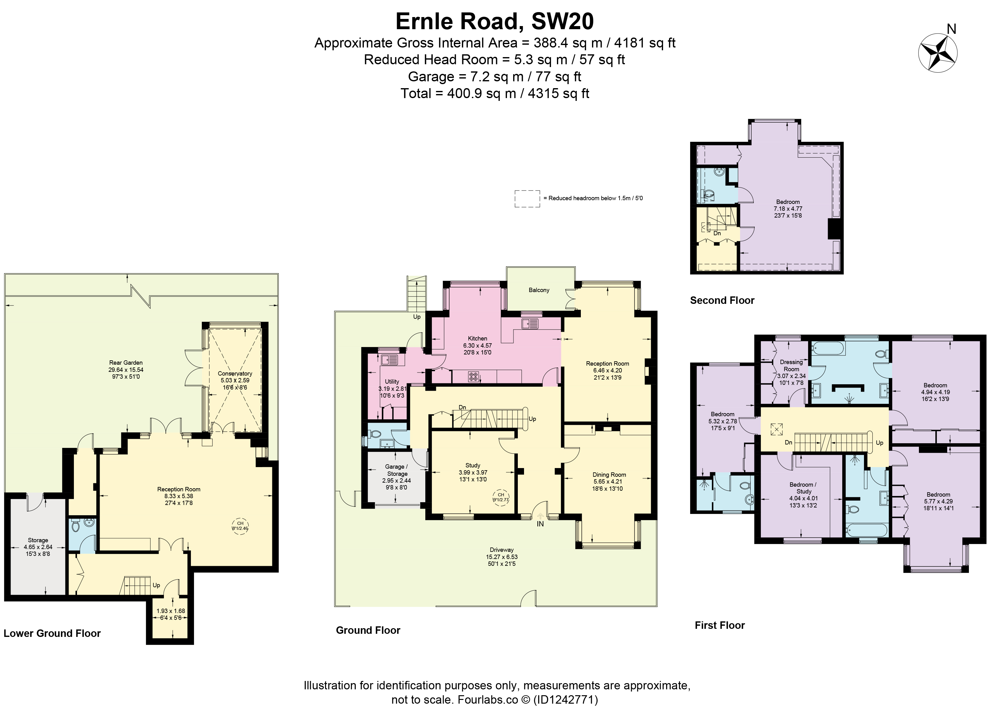 12, Ernle Road, London floorplan