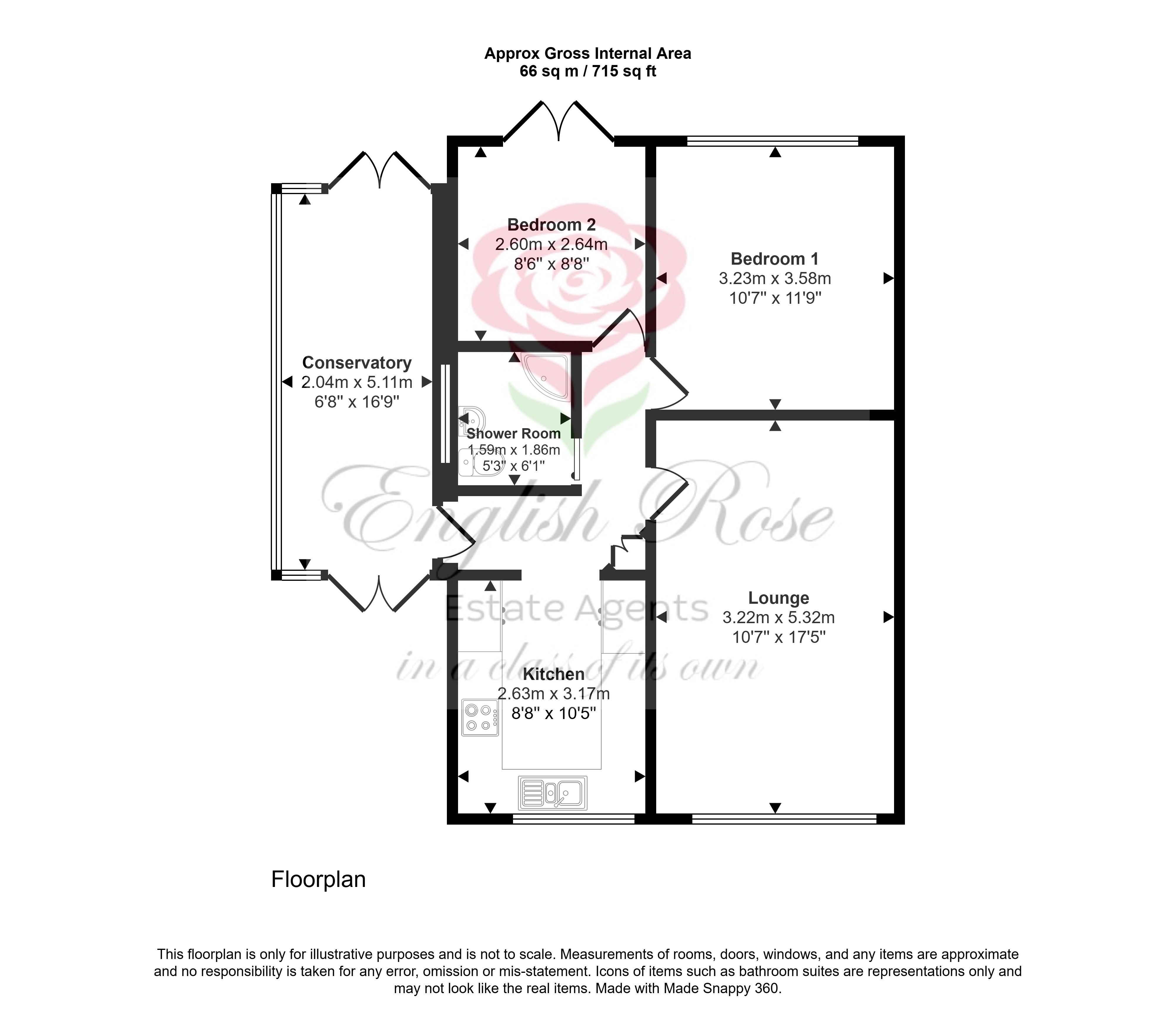 9, Sycamore Close, Selston floorplan