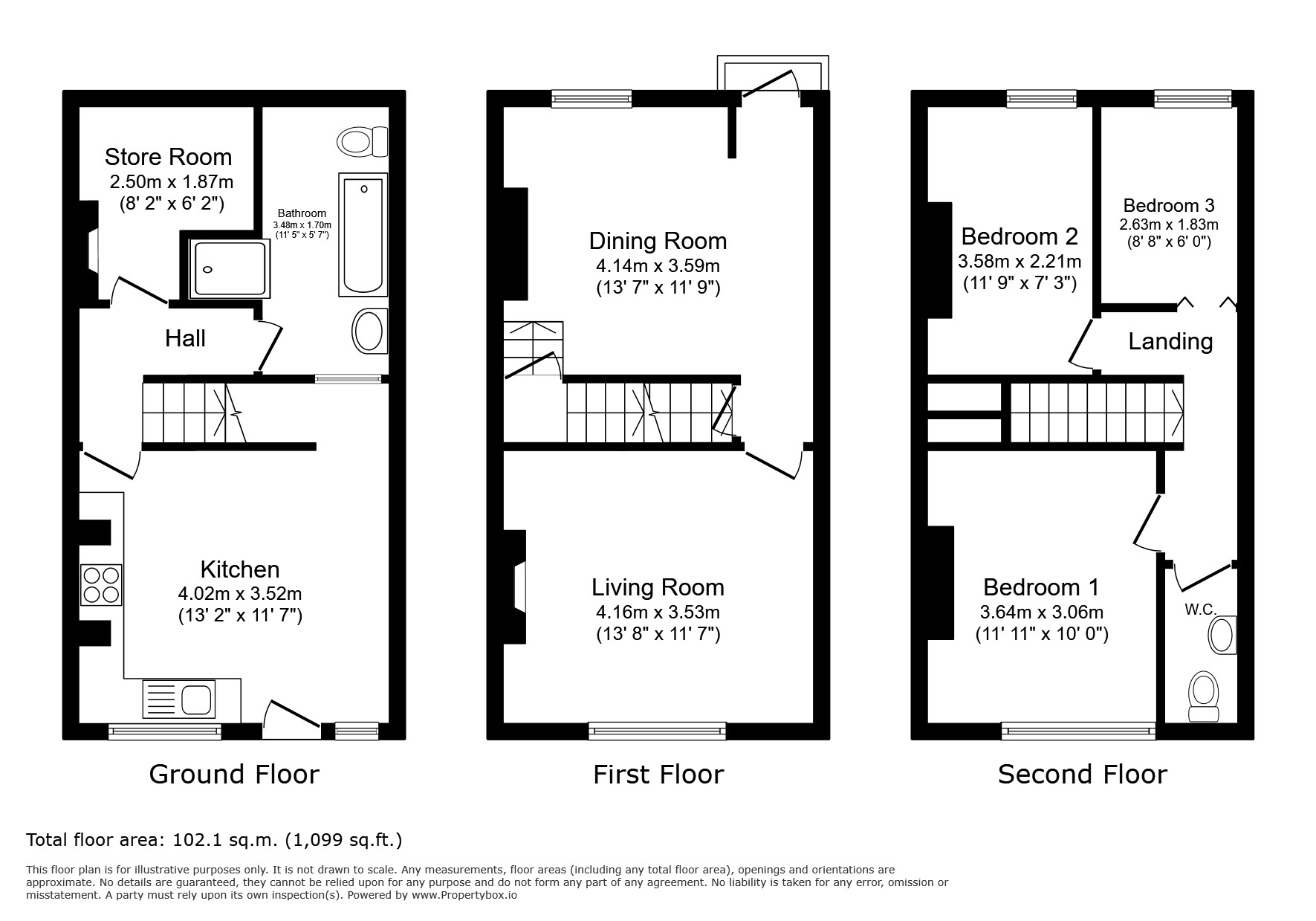 7, Swinney Lane, Derbyshire floorplan
