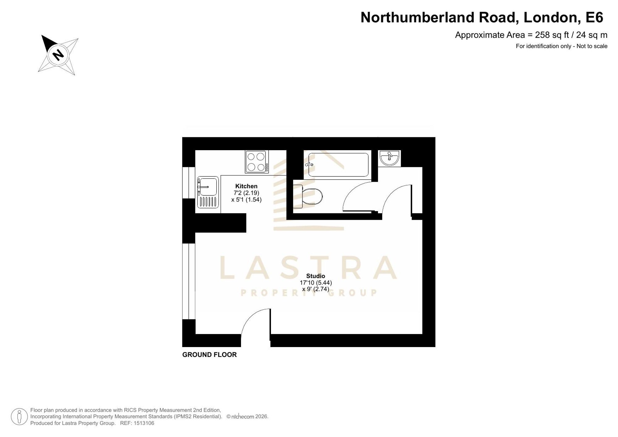 7 Northumberland Road, London floorplan