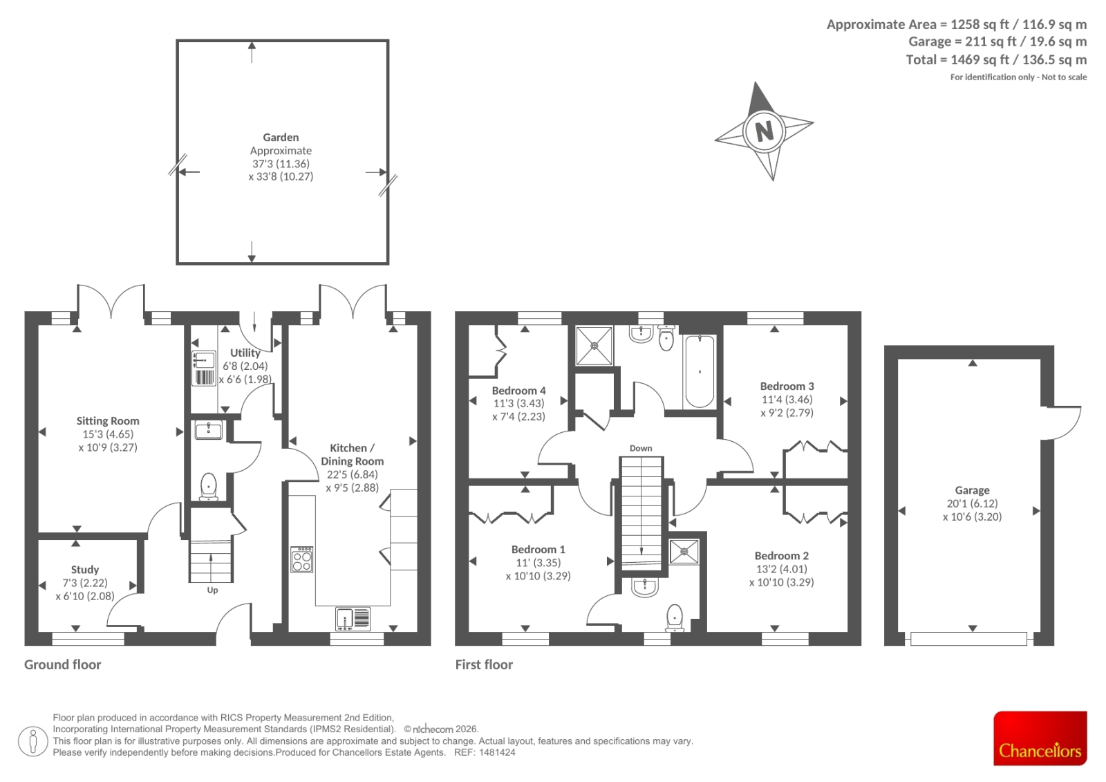 8, Howes Lane, Chipping Norton floorplan