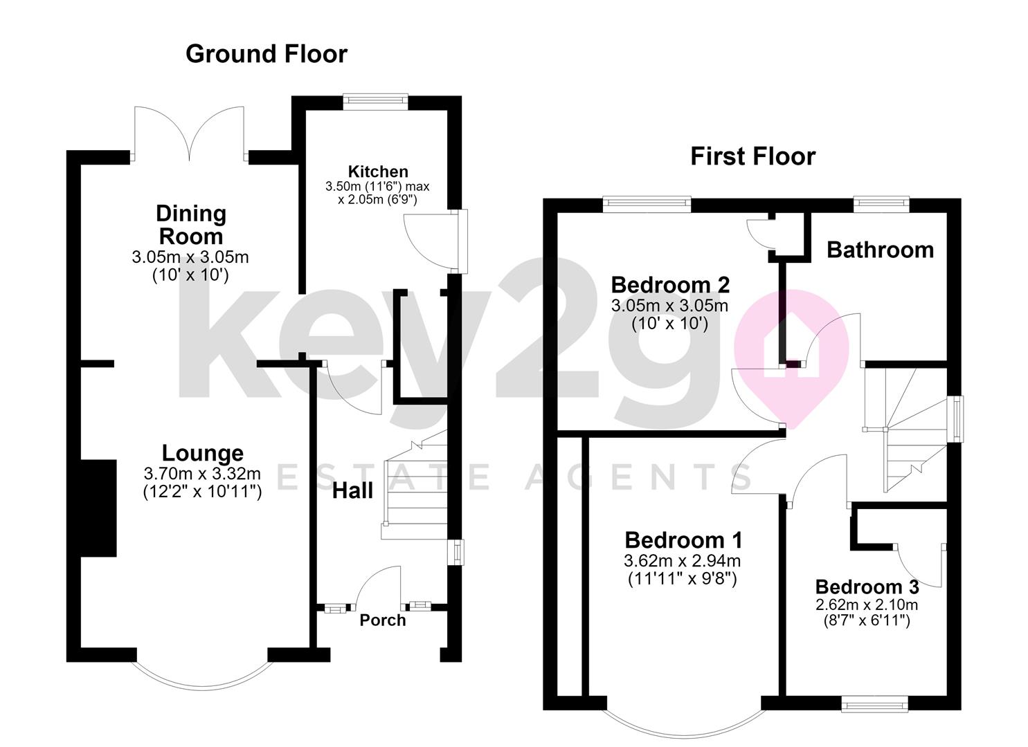2, Bramley Avenue, Sheffield floorplan