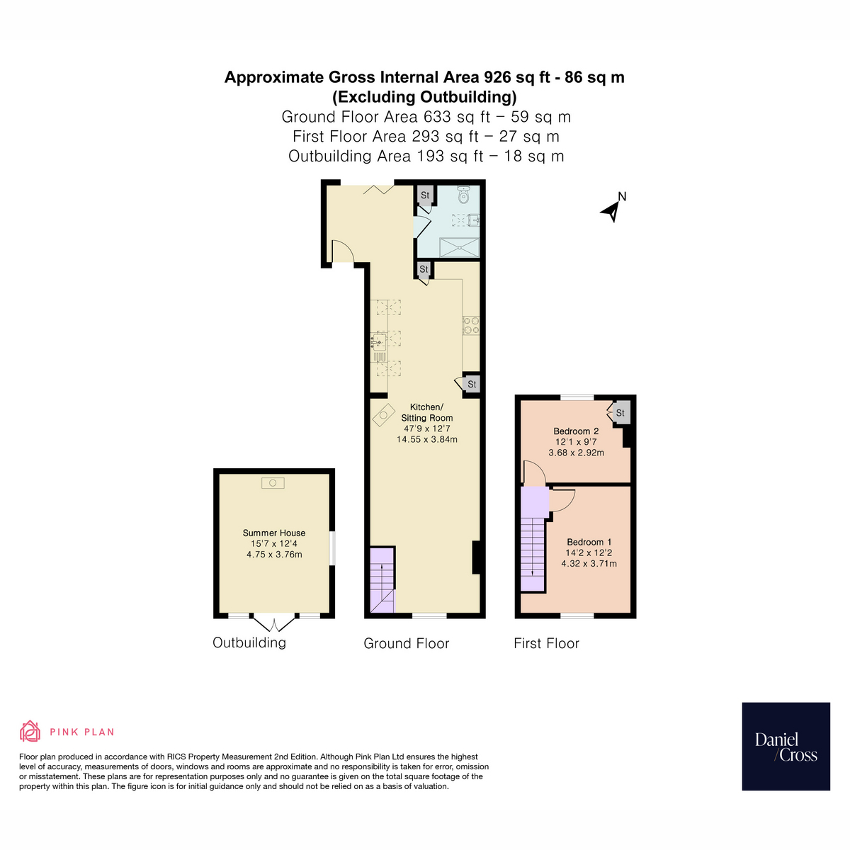 3, Diceland Road, Banstead floorplan
