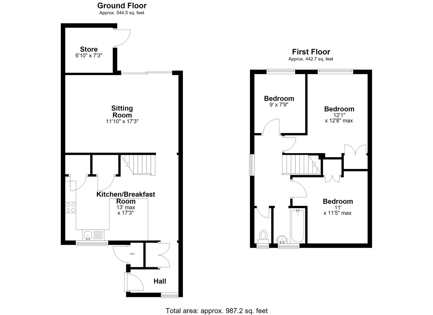 5, Clover Dean, Chippenham floorplan