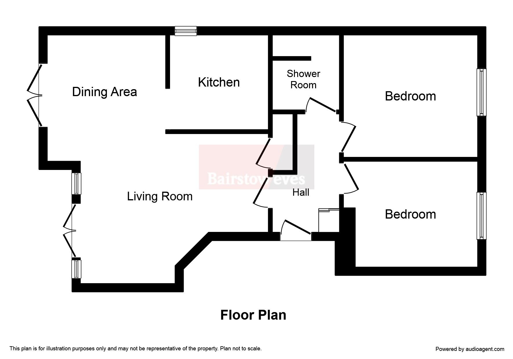 2 Bedrooms Flat to rent in Southwell Close, Chafford Hundred, Grays RM16