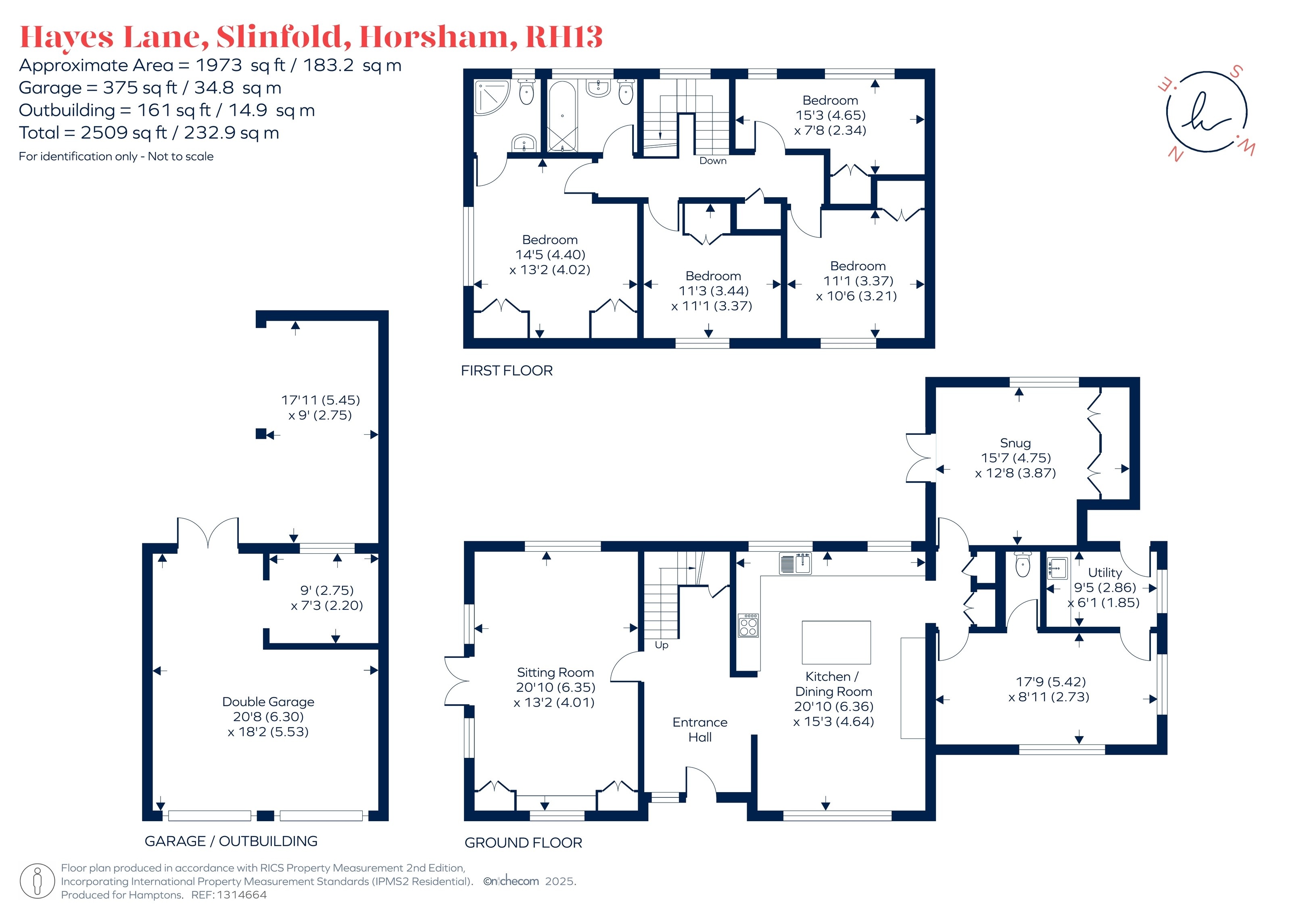 Hill Croft, Hayes Lane, Horsham floorplan