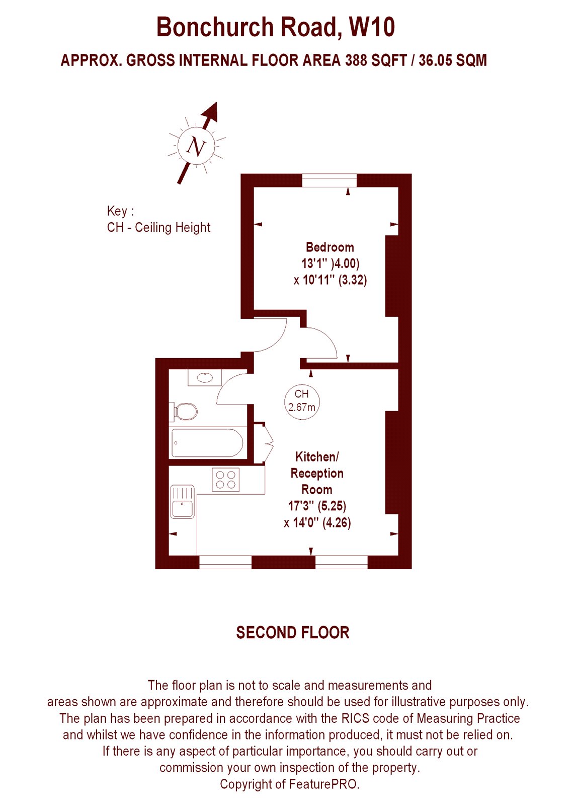 1 Bedrooms Flat for sale in Bonchurch Road, London W10