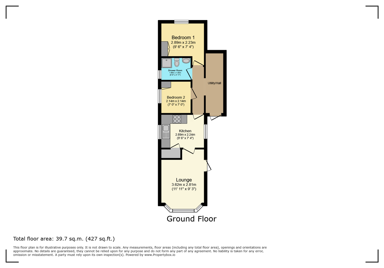 31, Berkeley Close, Loughborough floorplan