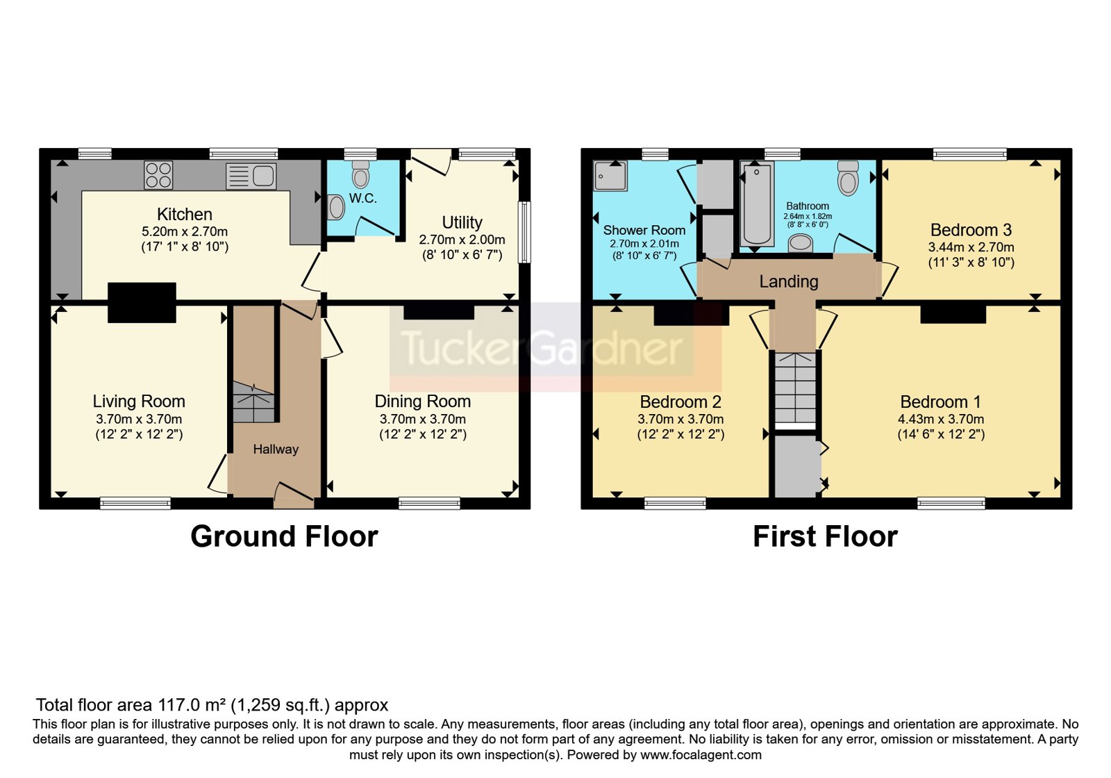 37, Fowlmere Road, Cambridge floorplan