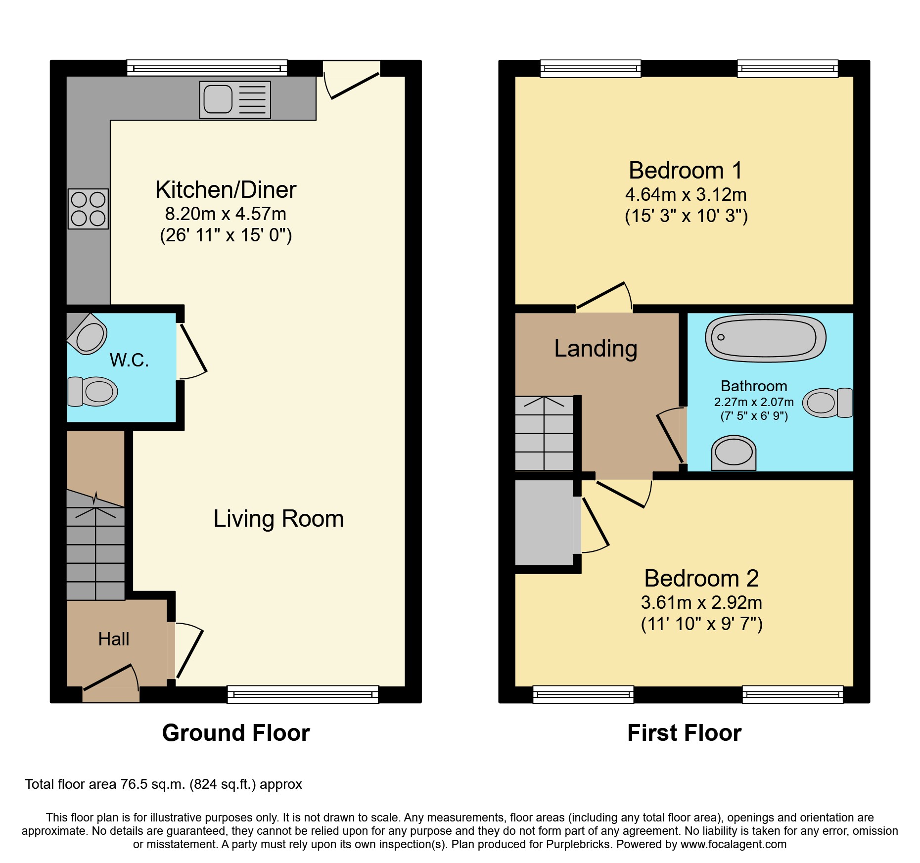 18, Mercia Grove, Chester floorplan