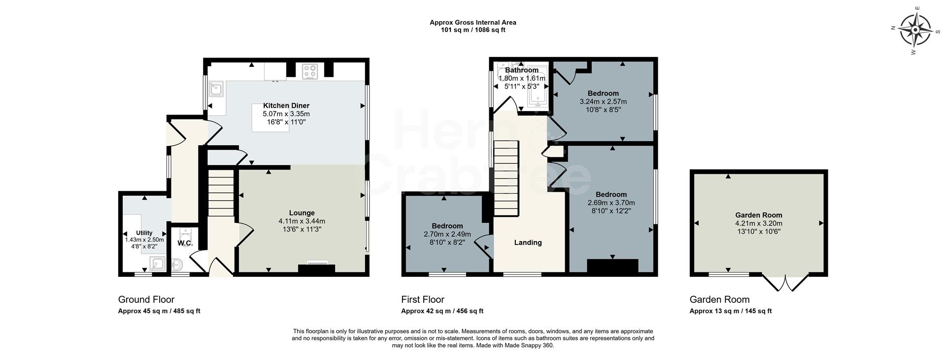 1 Forest Cottage, Castle Road, Cardiff floorplan