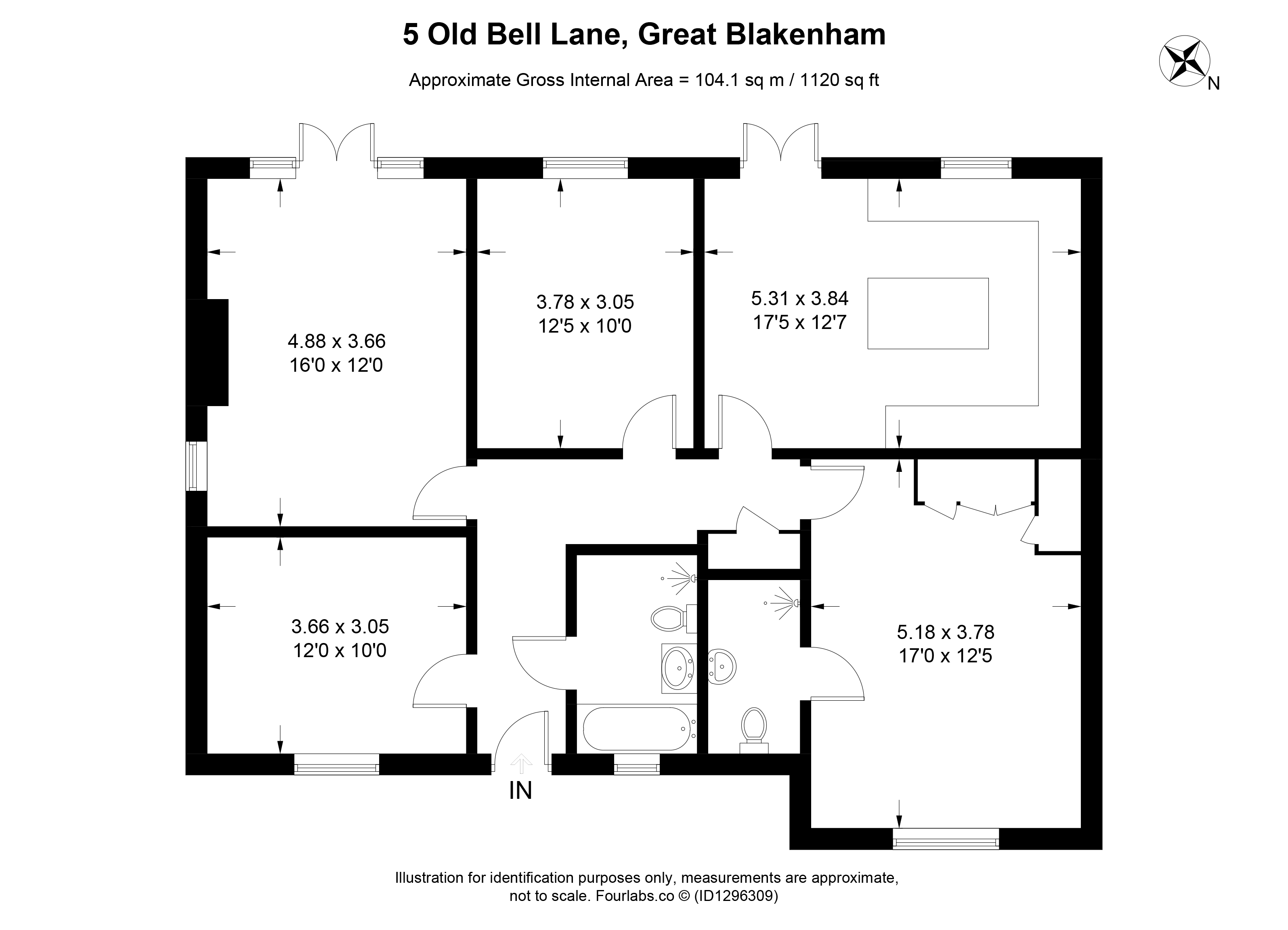 5, Old Bell Lane, Ipswich floorplan