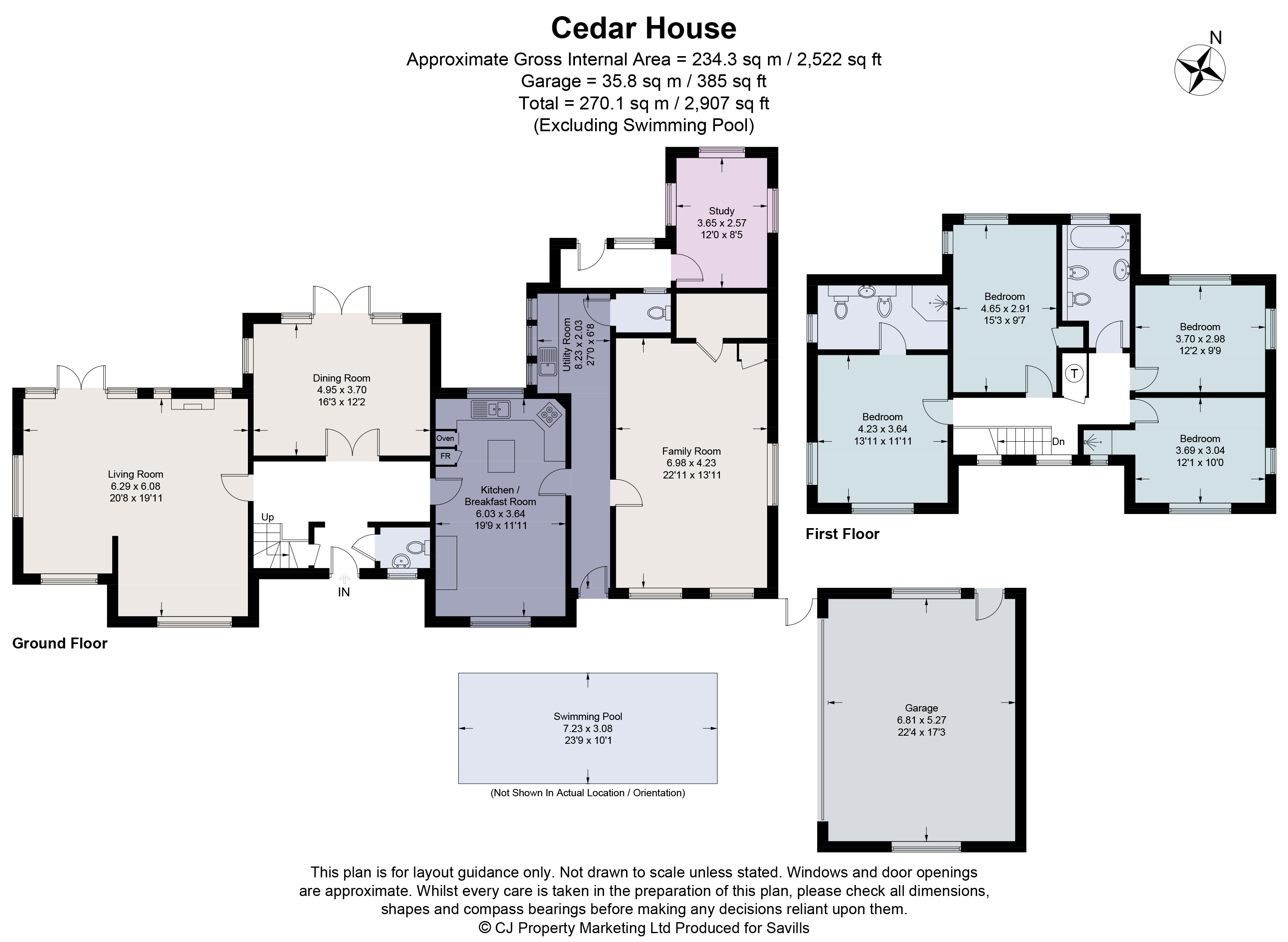 Cedar House,, Hervines Road, Buckinghamshire floorplan