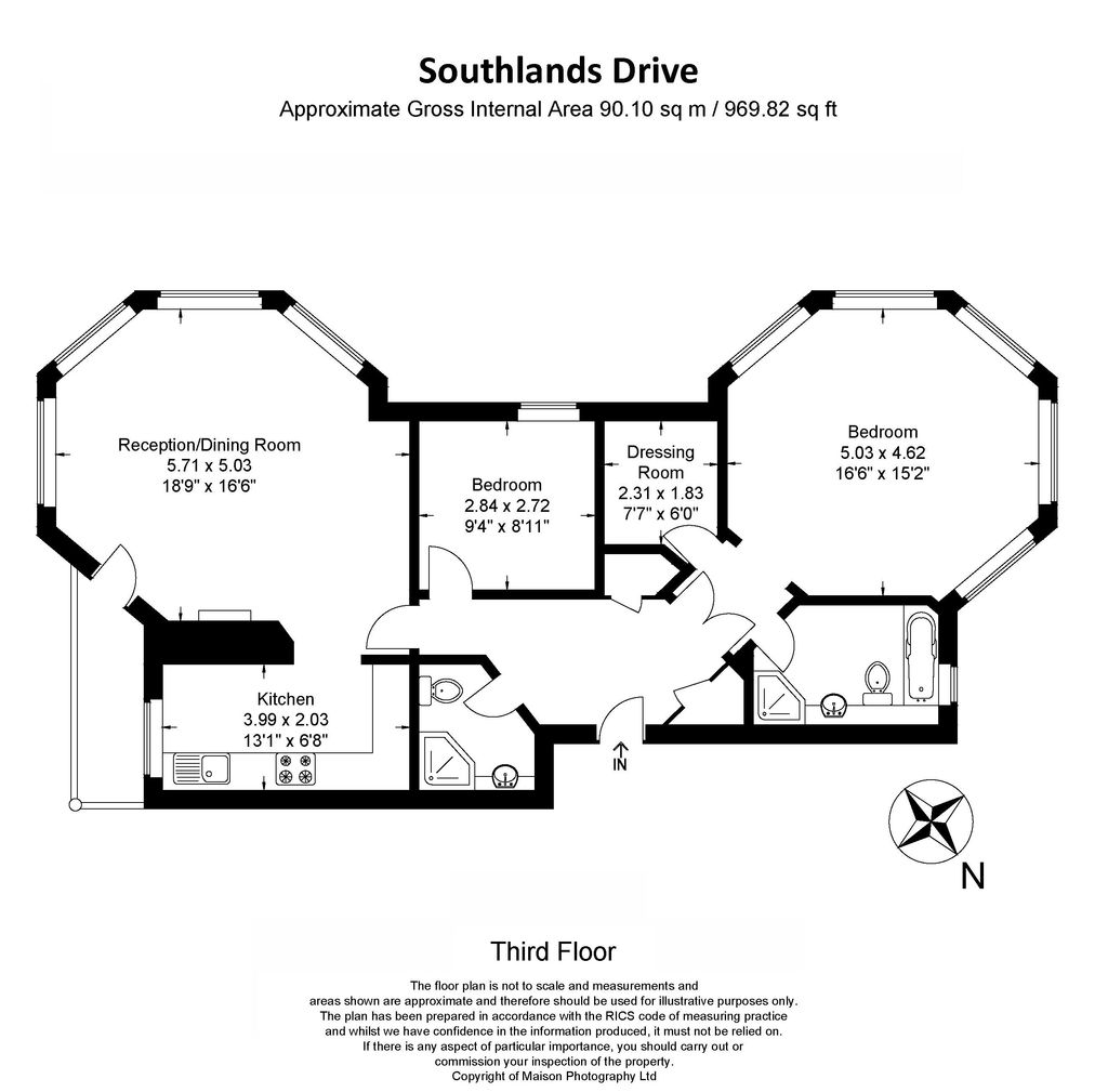 2 Bedrooms Flat to rent in Southlands Drive, London SW19