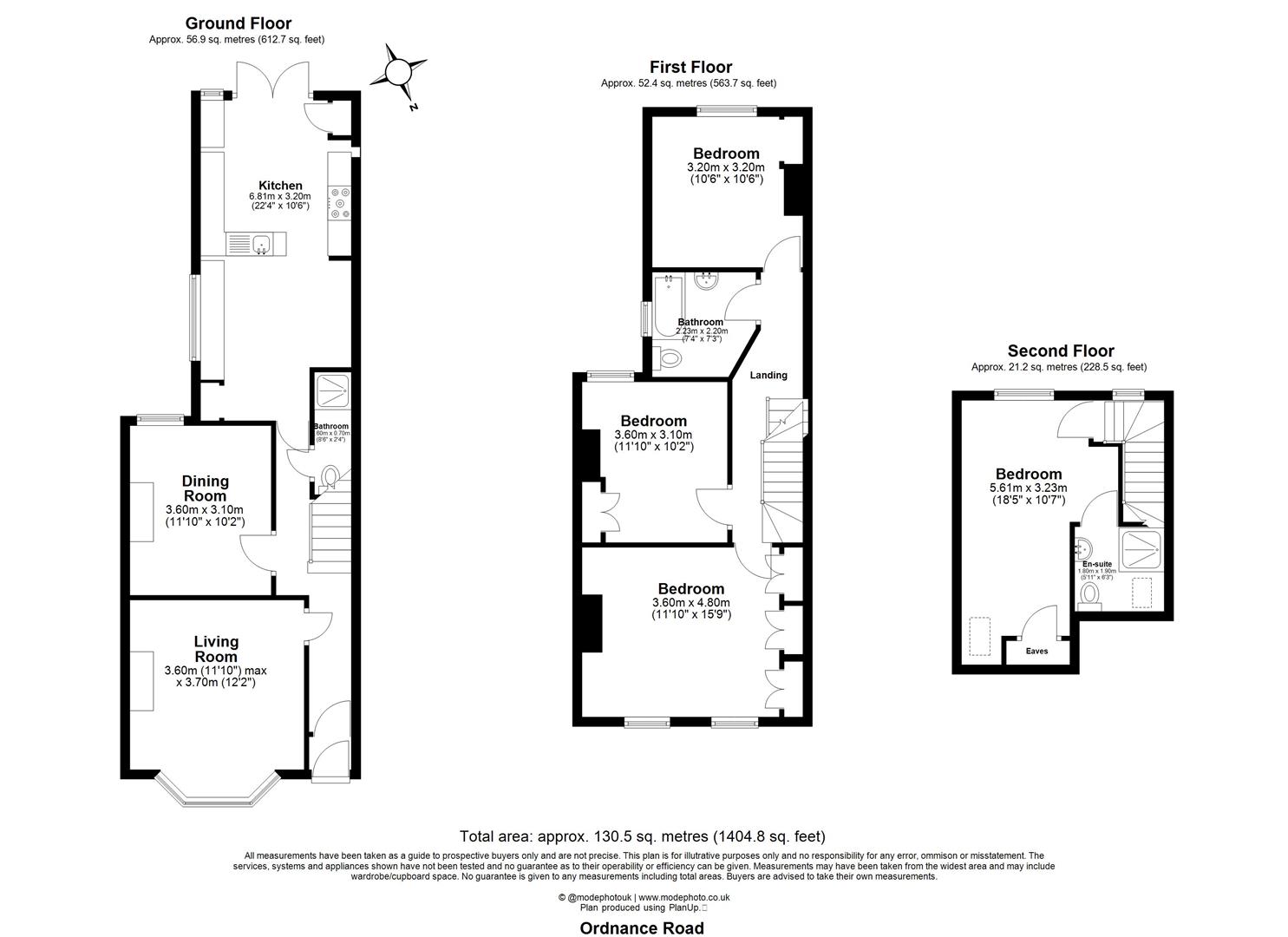 141, Ordnance Road, Enfield floorplan
