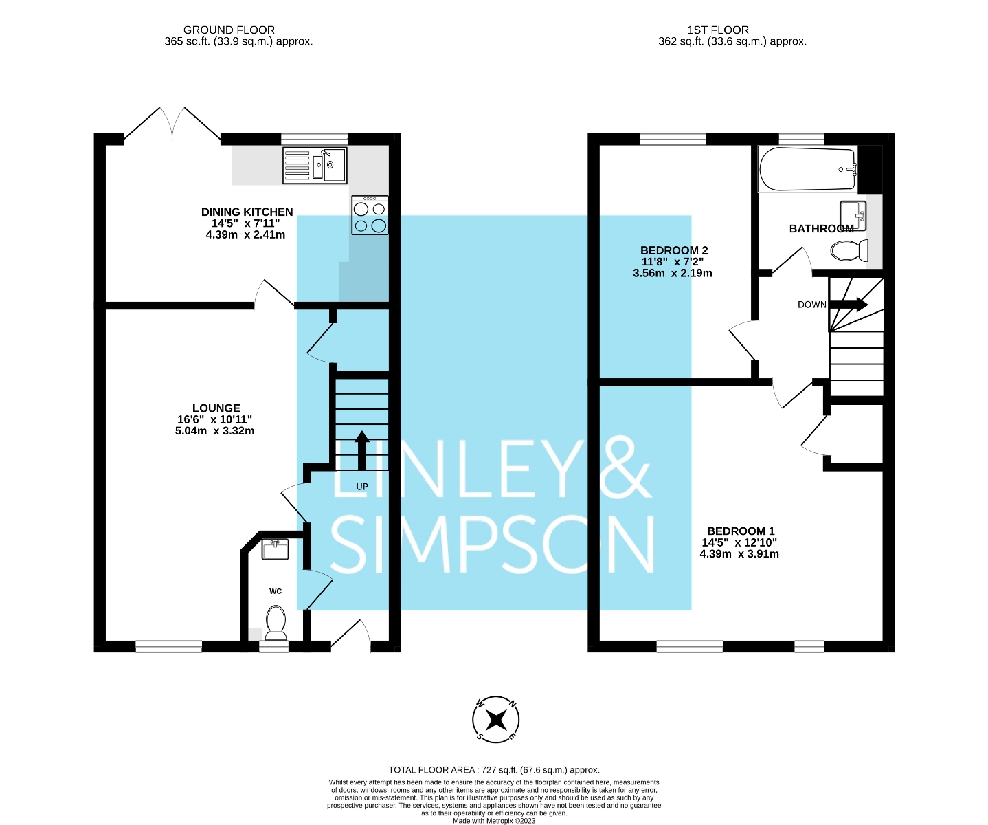 6, Ewden Street, York floorplan