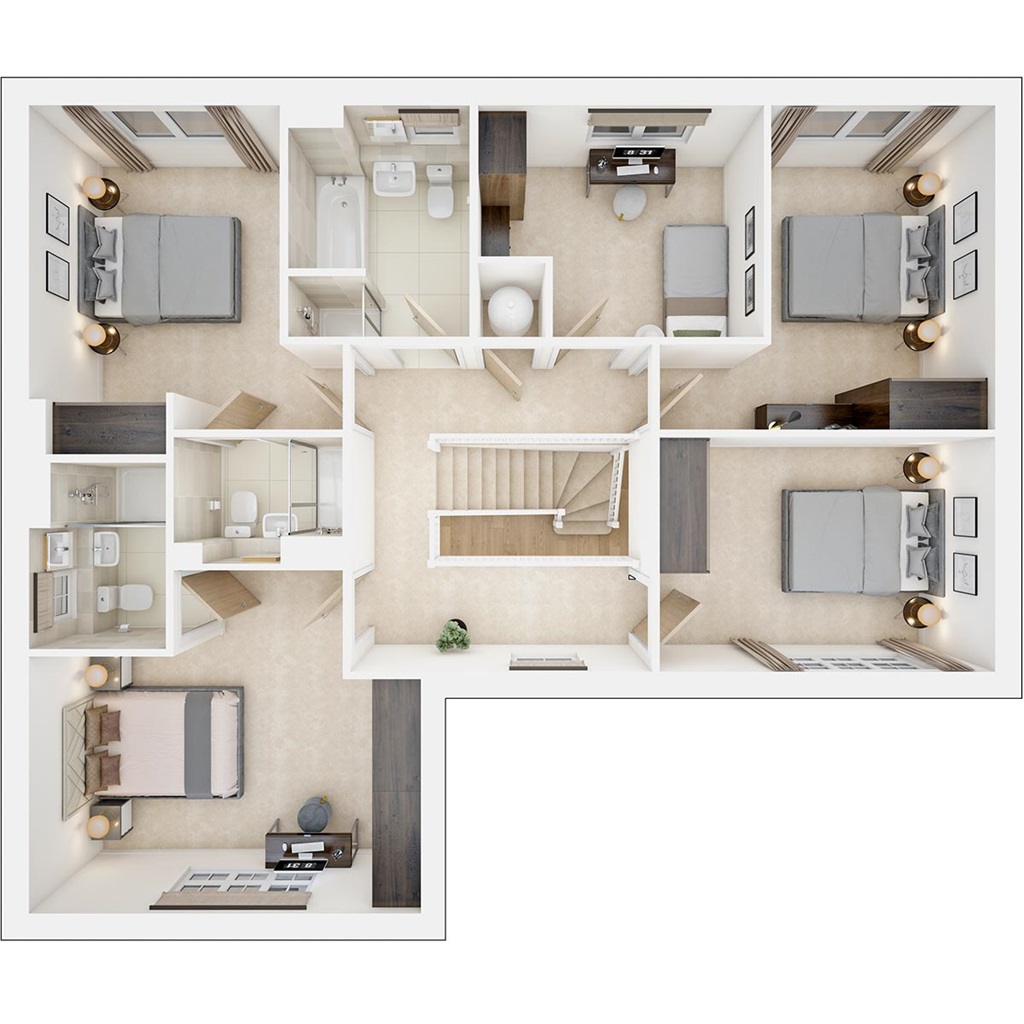 The Wadeford - Plot 19, Clayridge Park At Barton Grange, Higham Road, Barton-Le-Clay floorplan