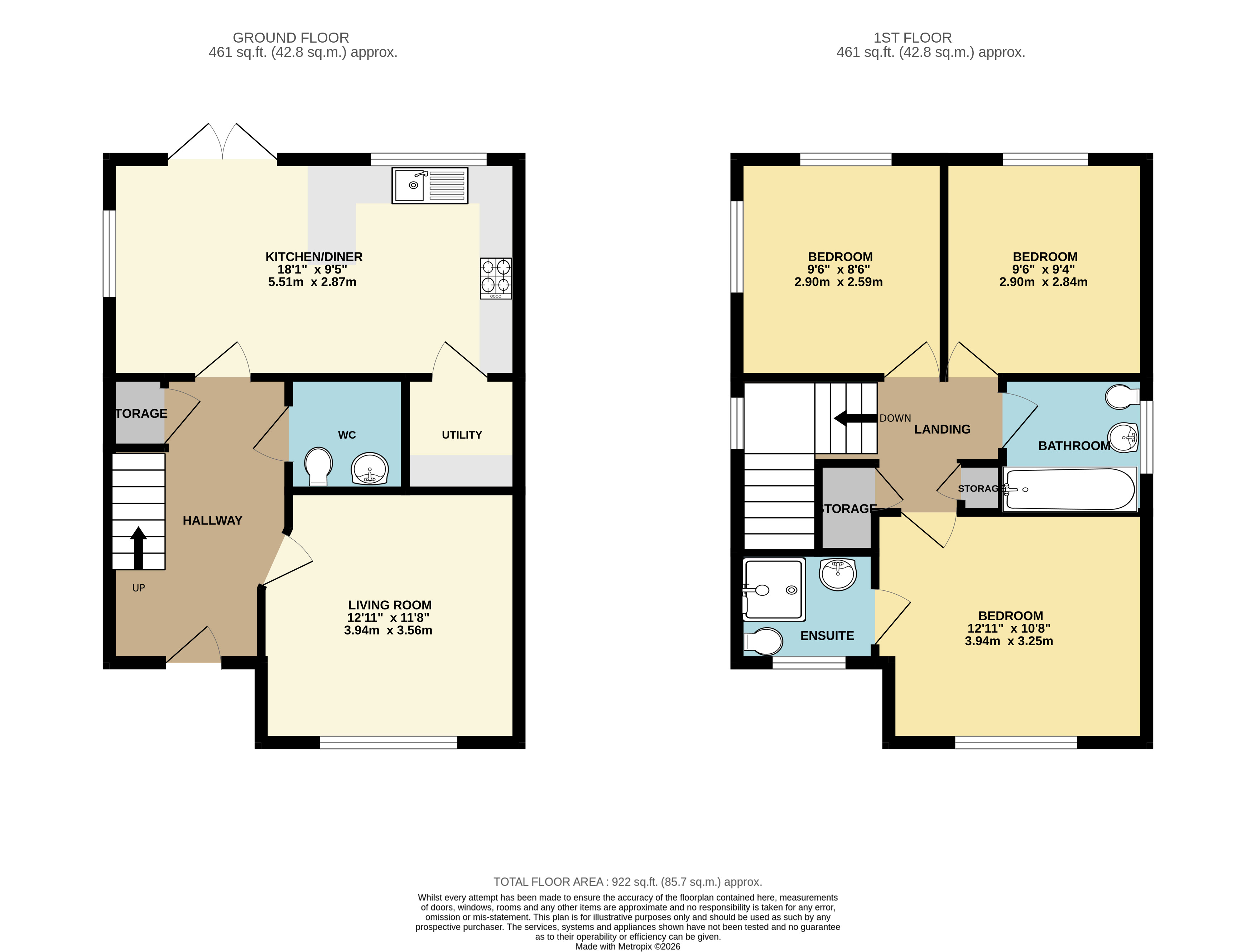 36, Rossetti Road, Bristol floorplan