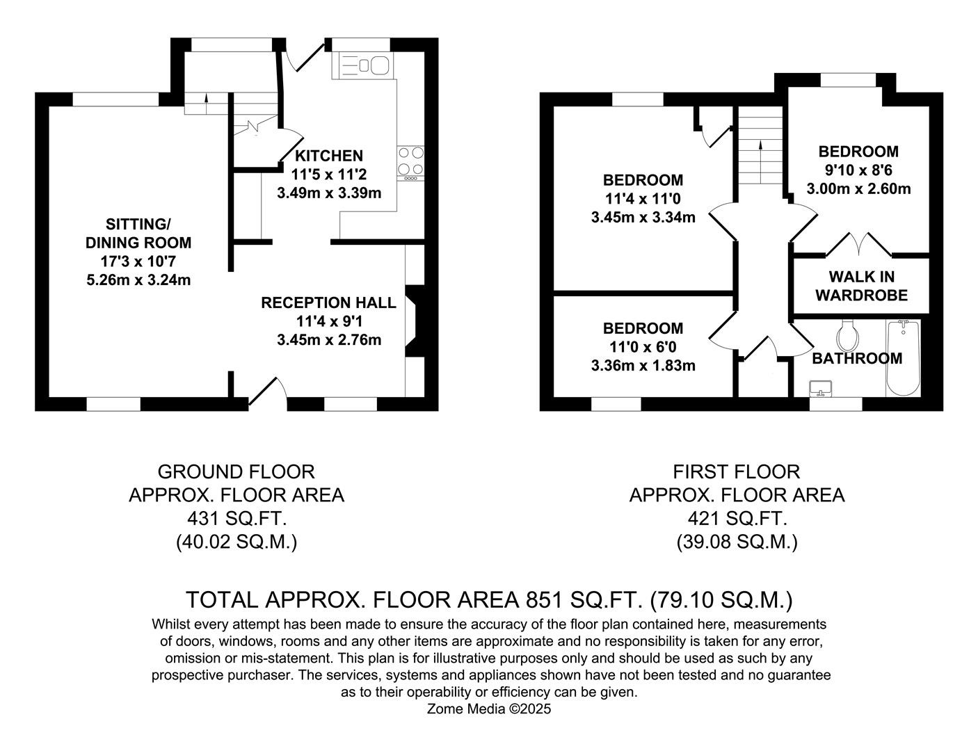 May Cottage, Crockhurst Street, Tudeley floorplan