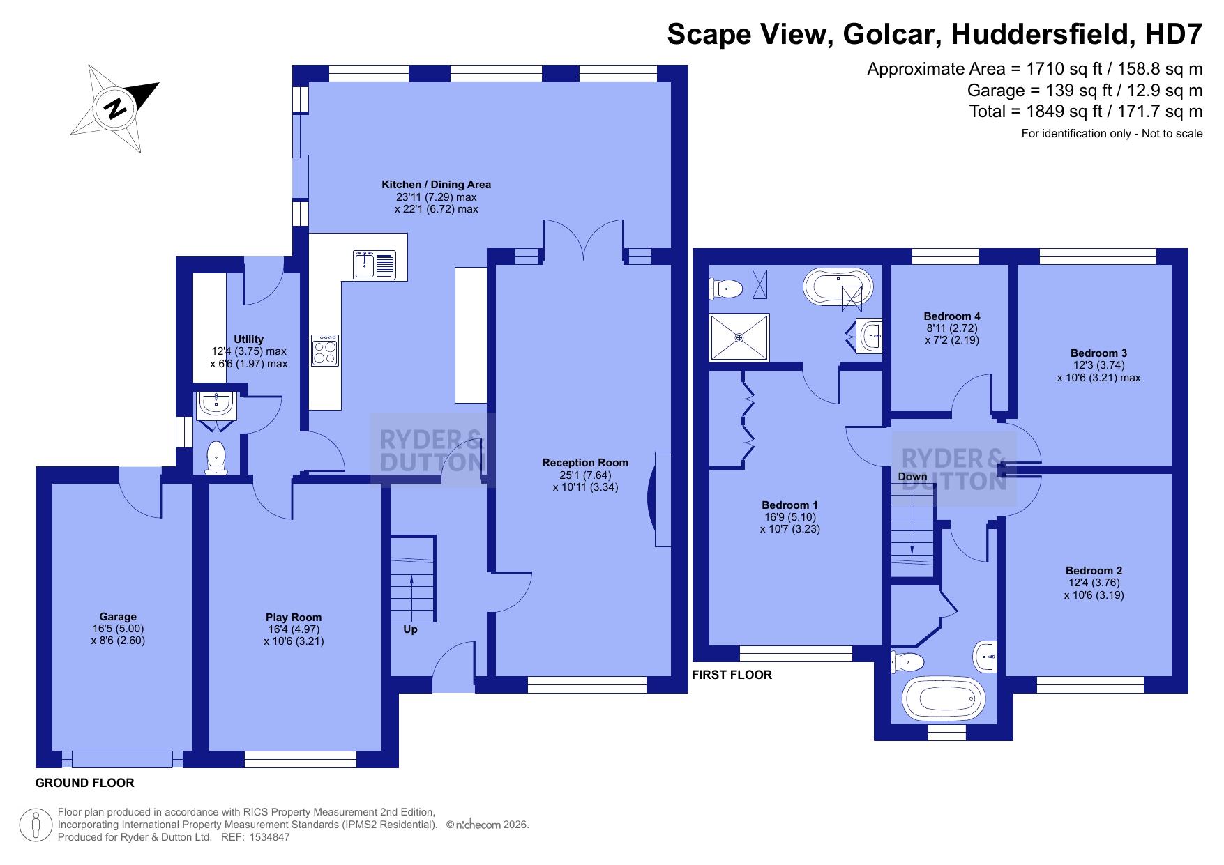 Scape View, Huddersfield floorplan