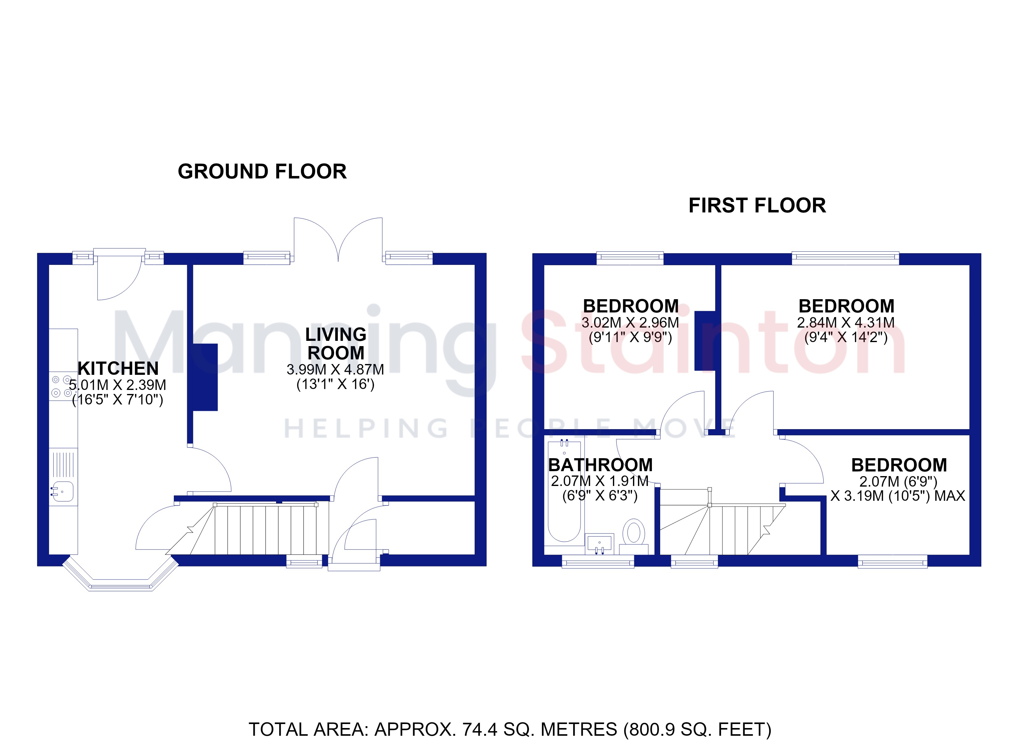 58, Brookfield Gardens, West Yorkshire floorplan