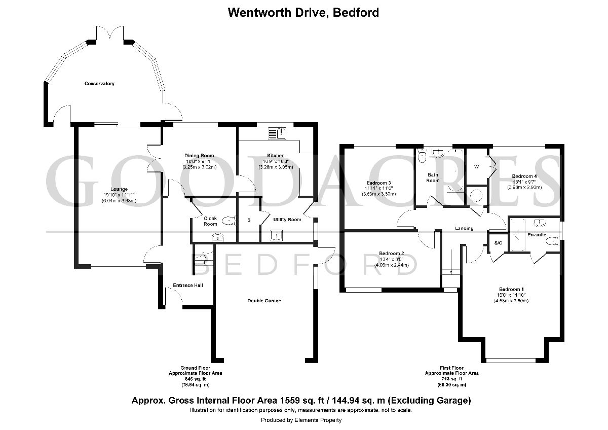 57 Wentworth Drive, Bedford floorplan