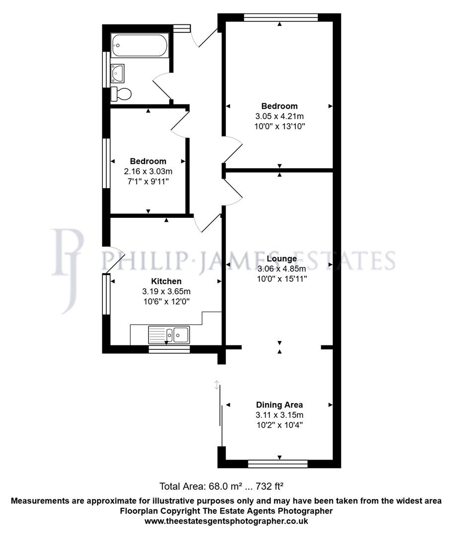 36, St. Annes Close, Colchester floorplan