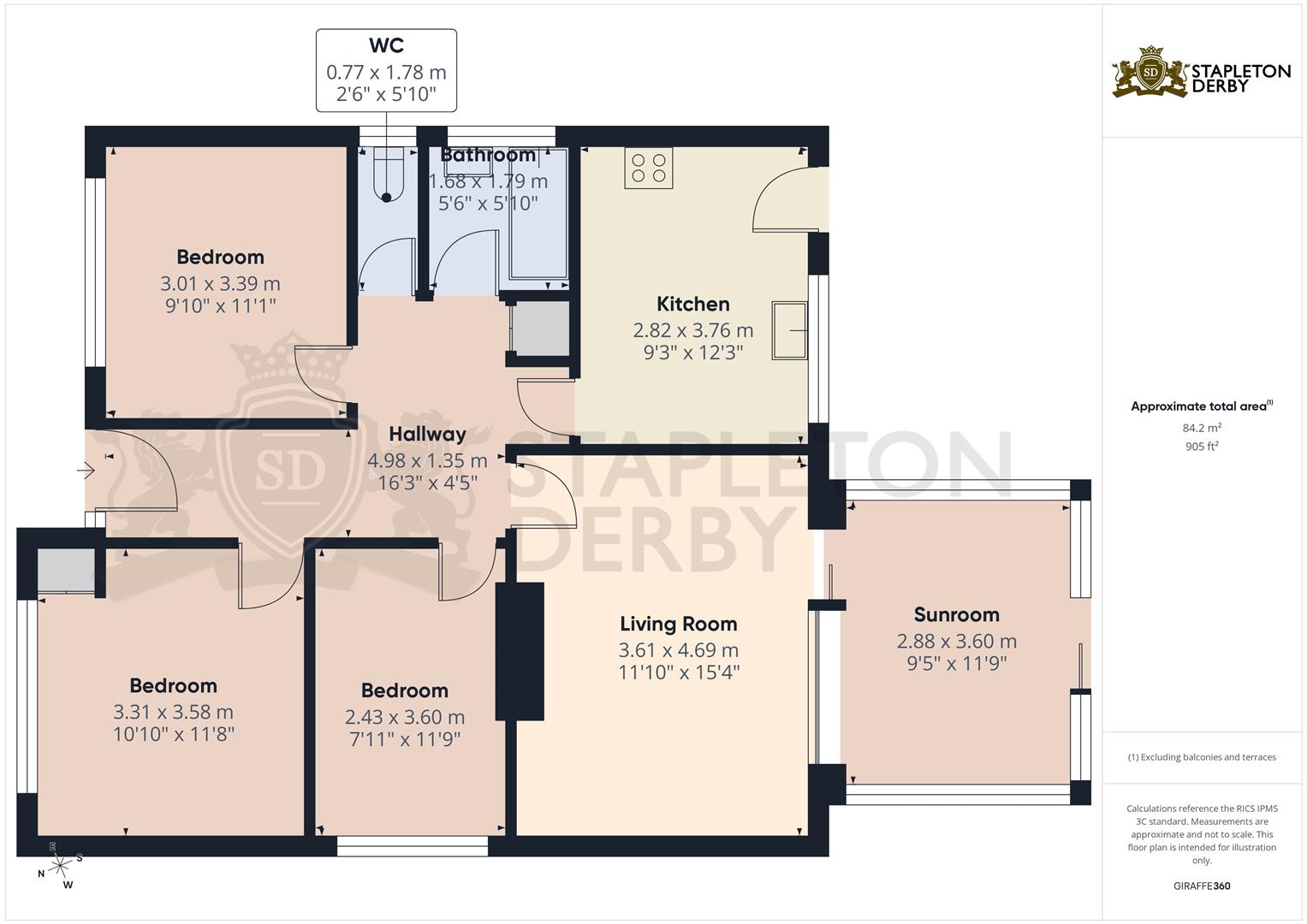28, Lowther Drive, Prescot floorplan