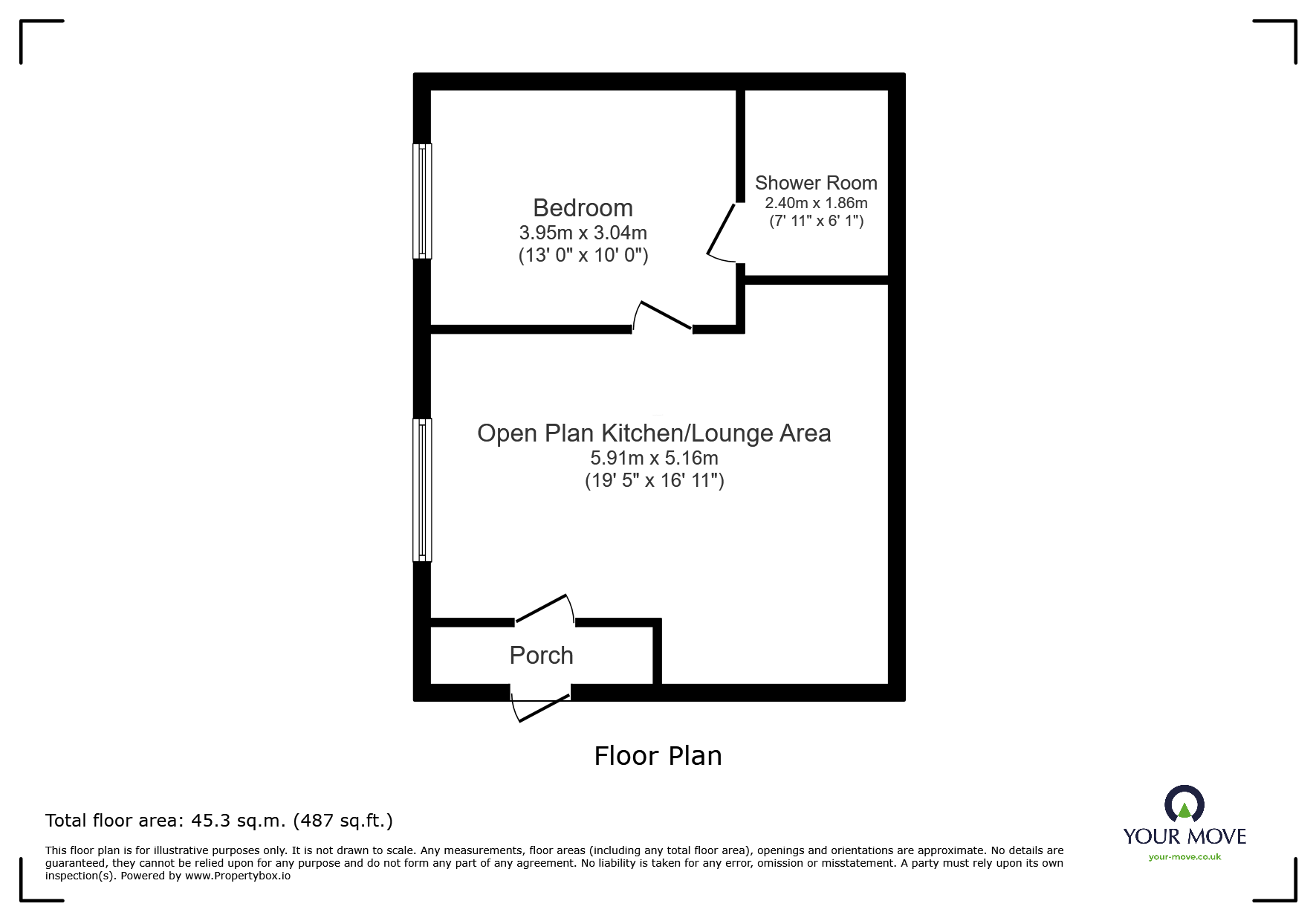 Apartment 2, Wesleyan House, 18, West Street, Derbyshire floorplan