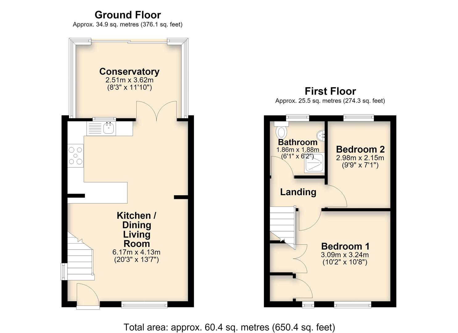 84, Cedar Road, Mickleton, Chipping Campden floorplan