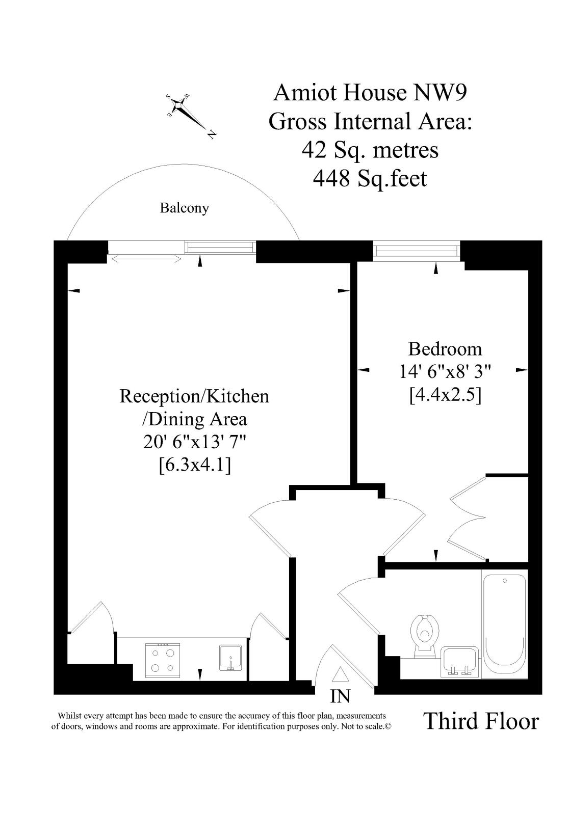 12 Amiot House,, Heritage Avenue, Colindale floorplan