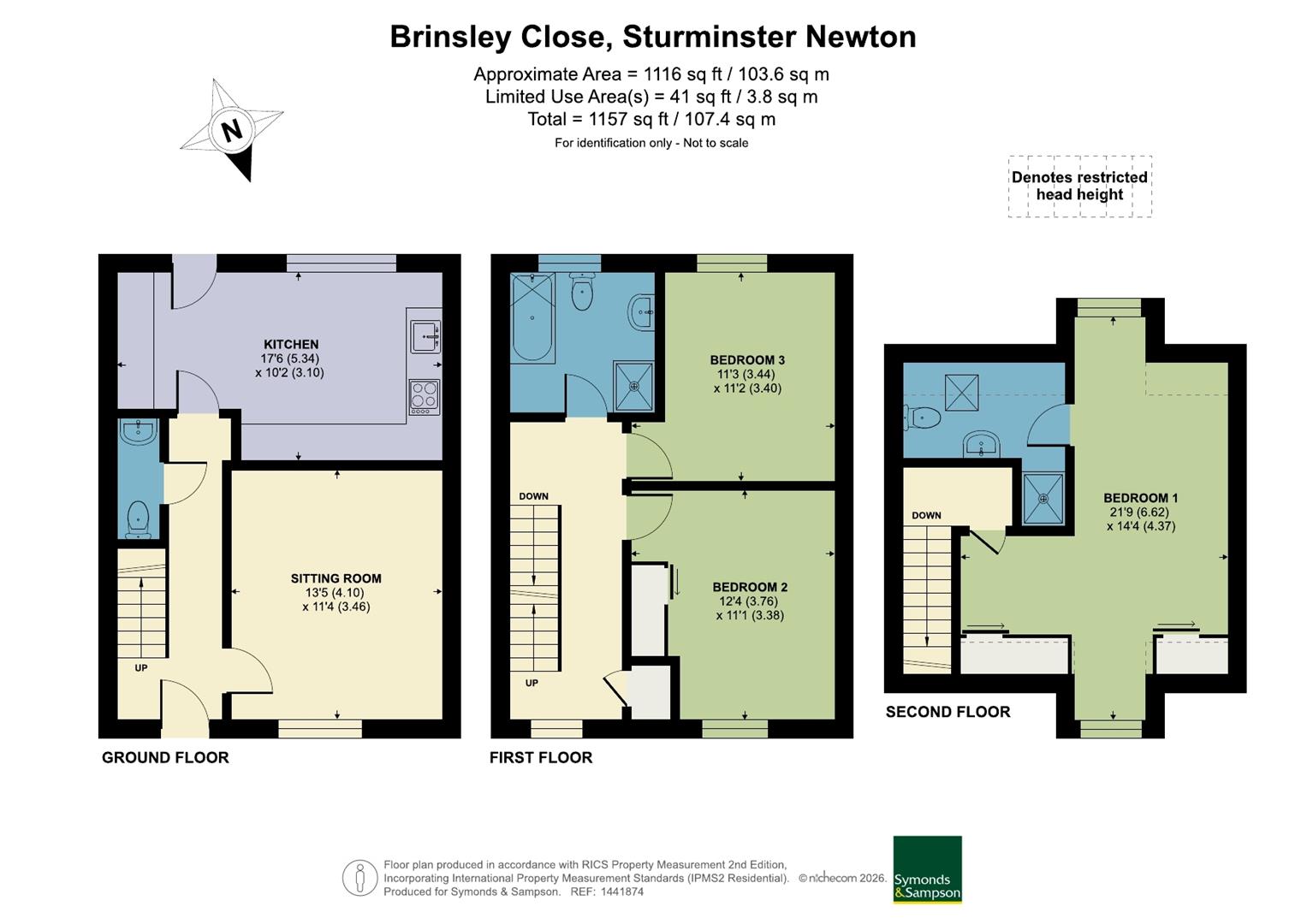 Purbeck House, Brinsley Close, Sturminster Newton floorplan