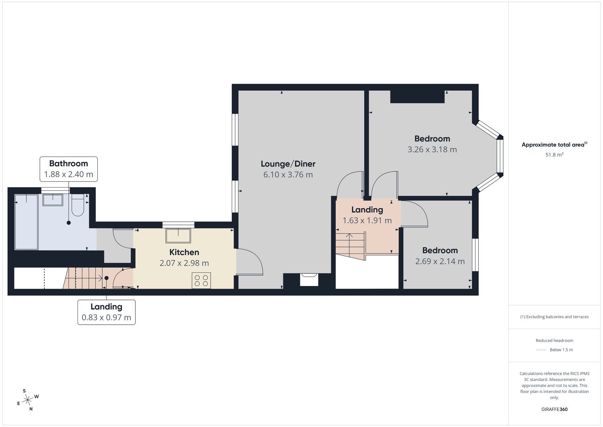 59 Iona Road, Gateshead floorplan