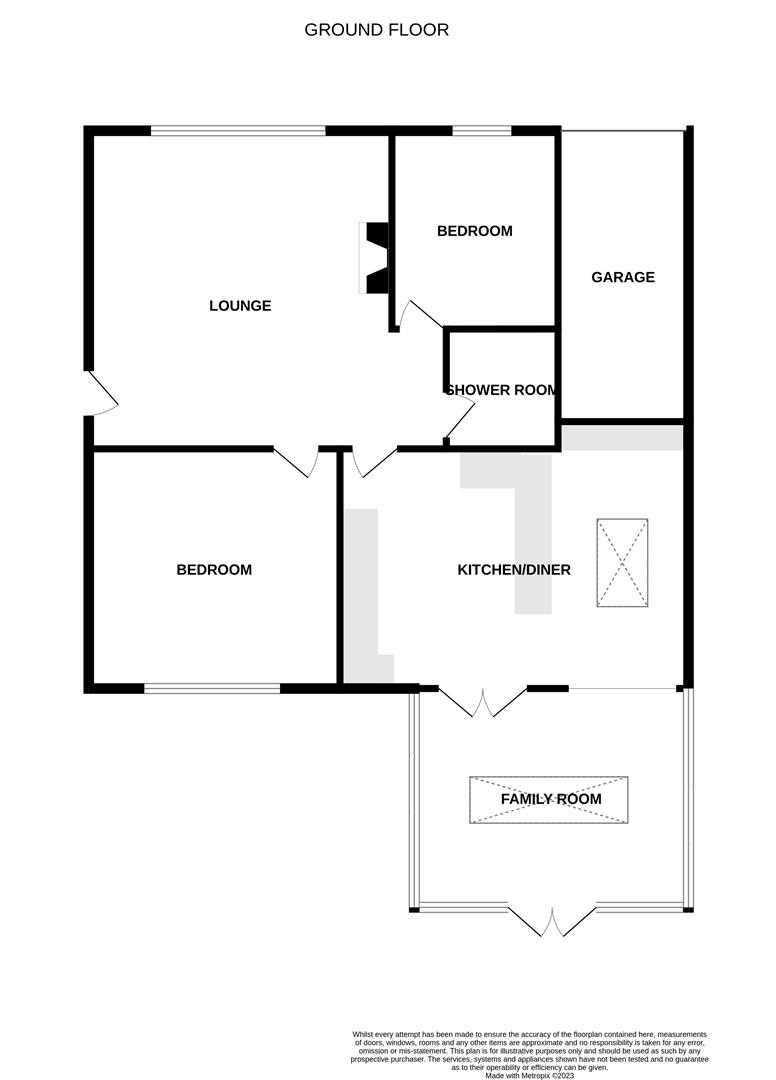 Sunnyview, 86 High Road, Gorefield floorplan