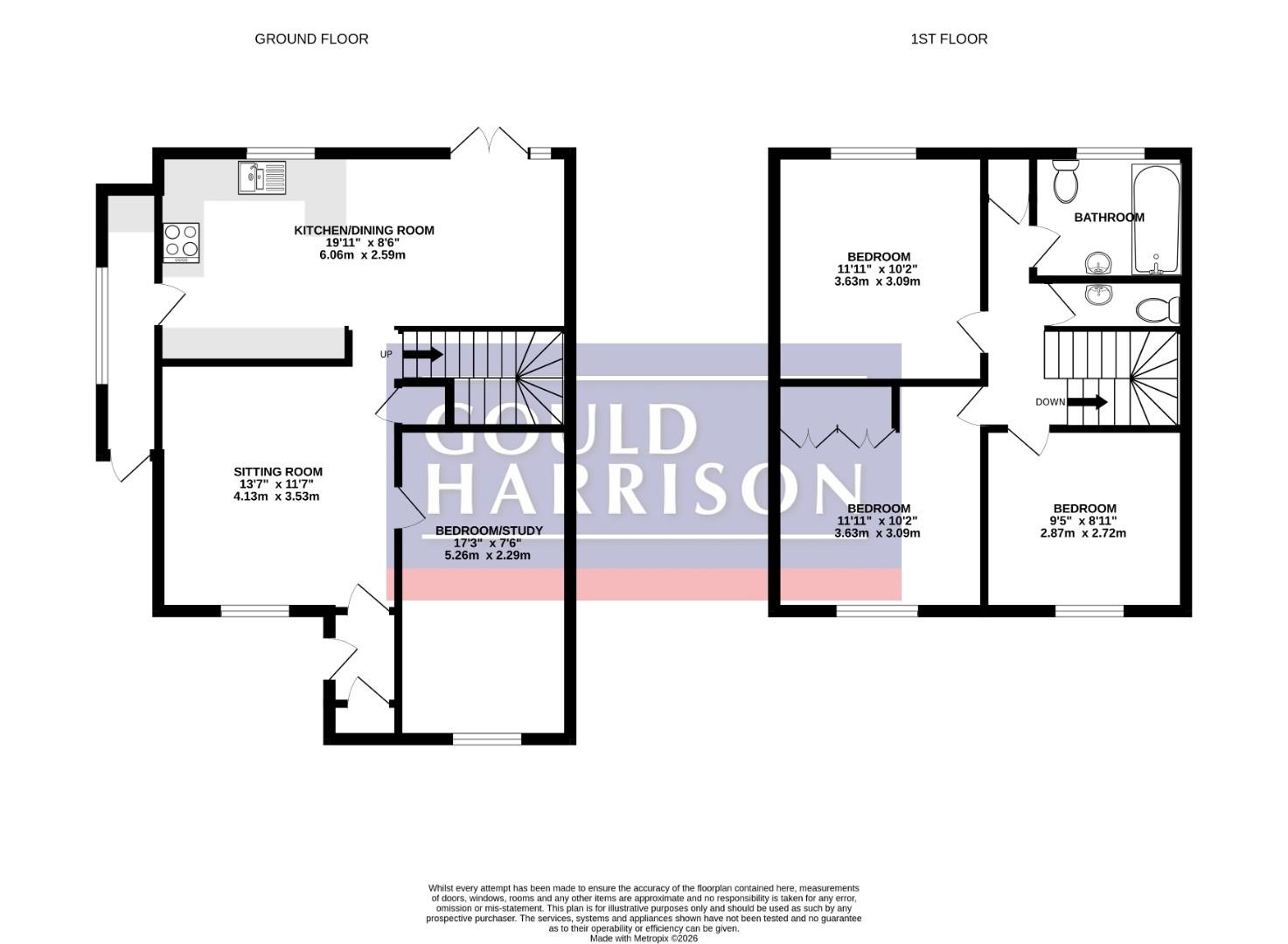 1, Collard Road, Ashford floorplan