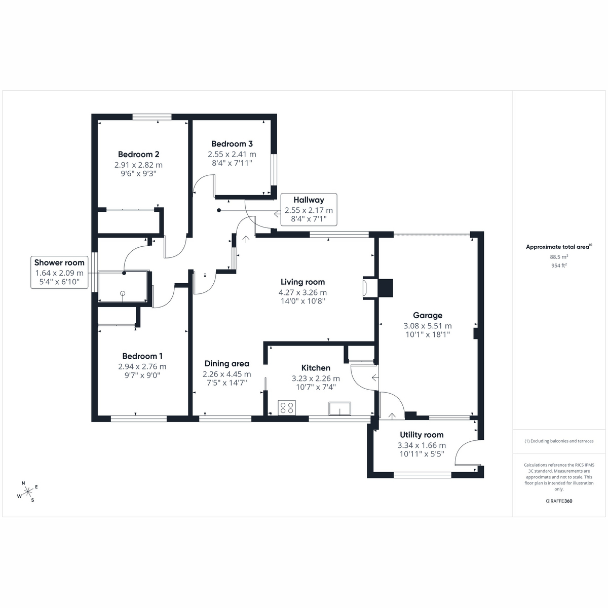 30, Trinity Drive, Holme floorplan