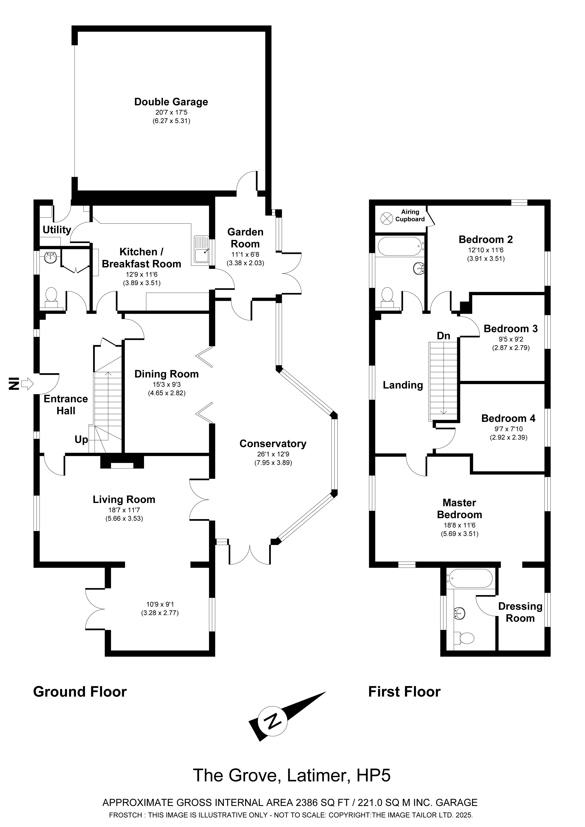 20, The Grove, Chesham floorplan