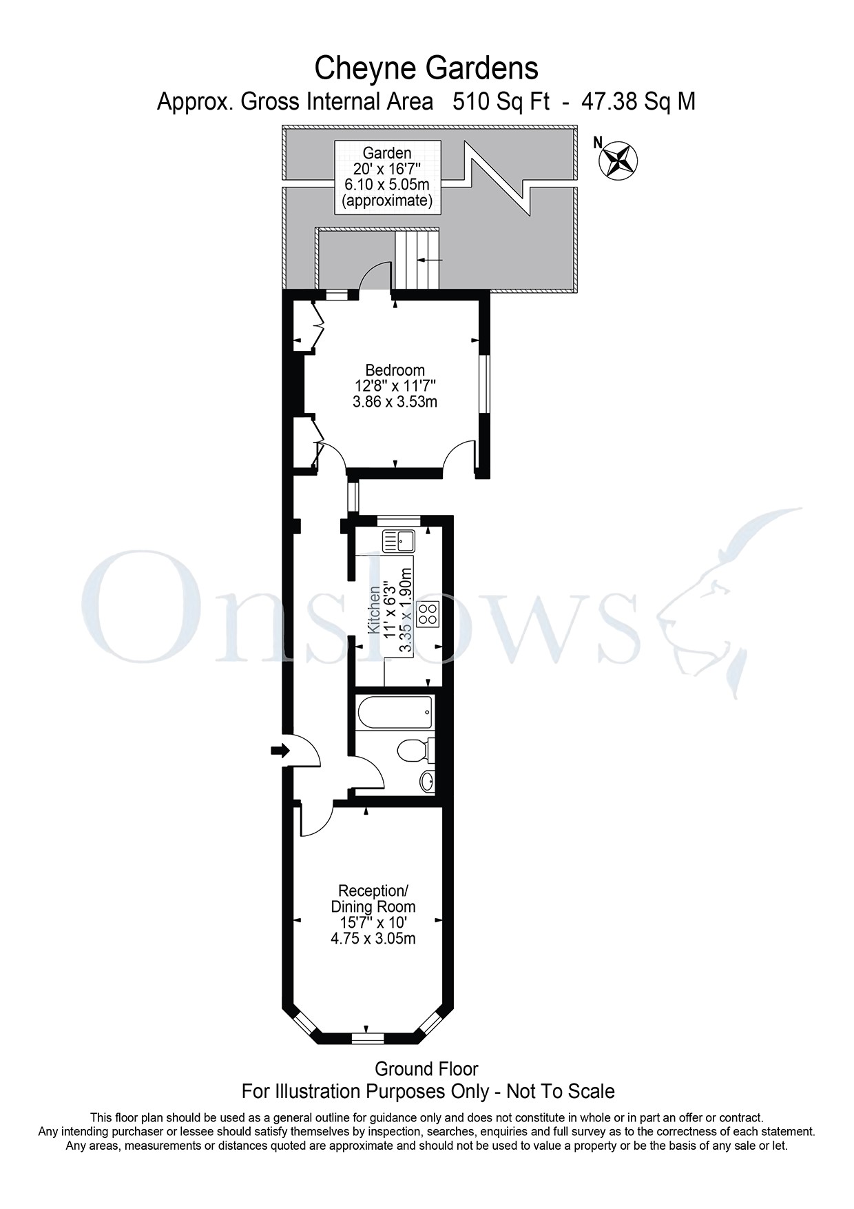 1 Bedrooms Flat to rent in Cheyne Gardens, London SW3